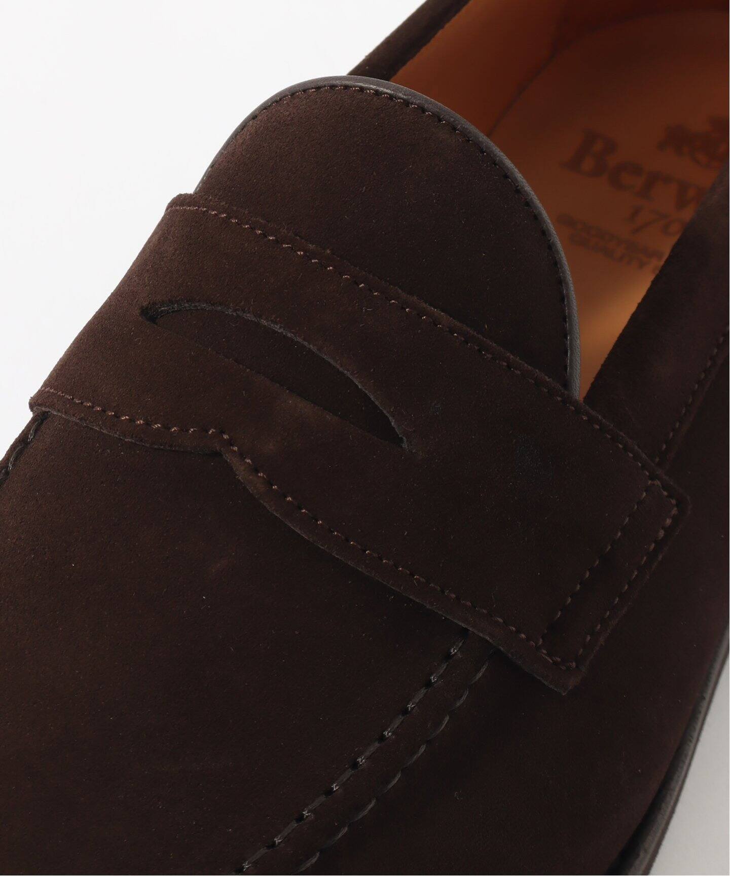 Berwick1707 / バーウィック1707】Suede Penny Loafer 5260（レザー 