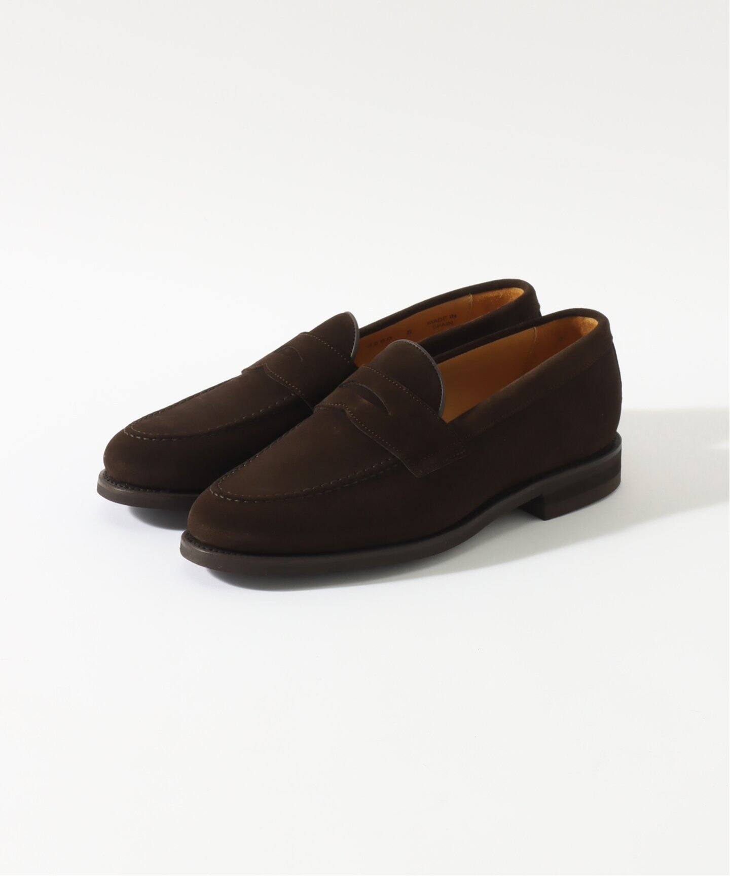 Berwick1707 / バーウィック1707】Suede Penny Loafer 5260（レザー 