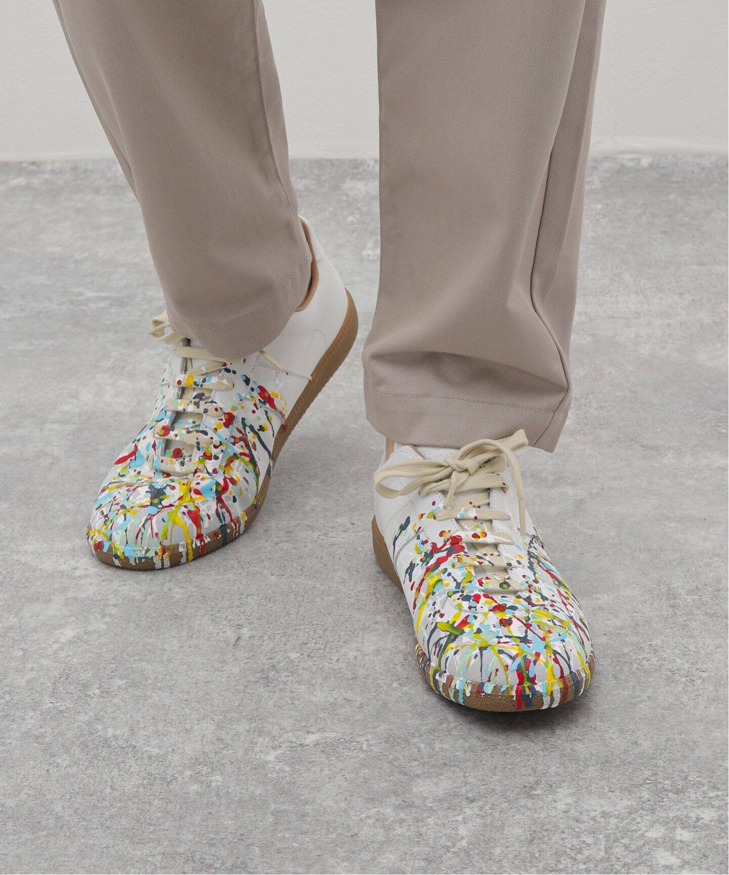 MAISON MARGIELA / メゾン マルジェラ】ペイント レプリカスニーカー 