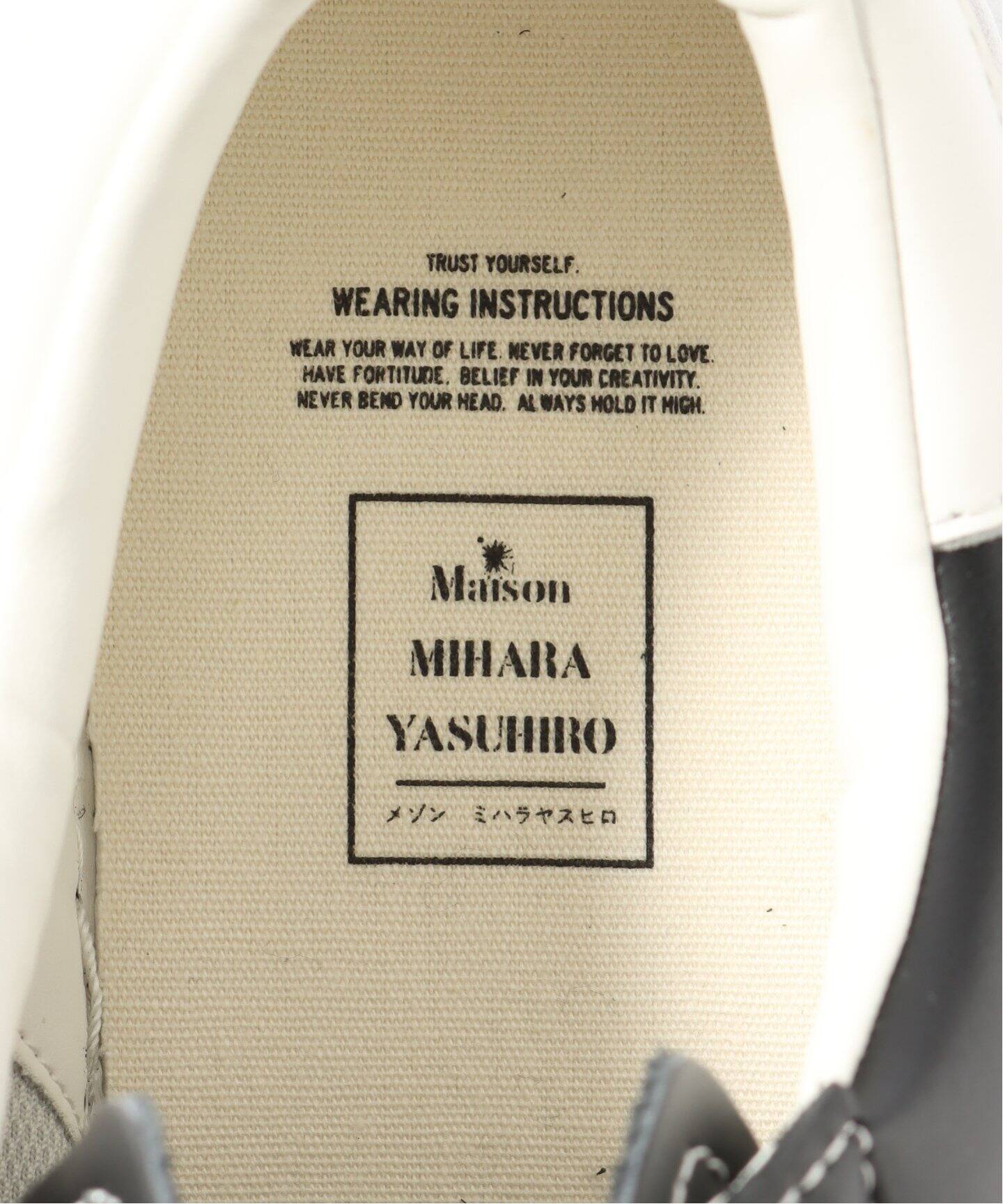 MHQI（感謝） MAISON MIHARA YASUHIRO / ミハラヤスヒロ】BLAKEY LOW original sole