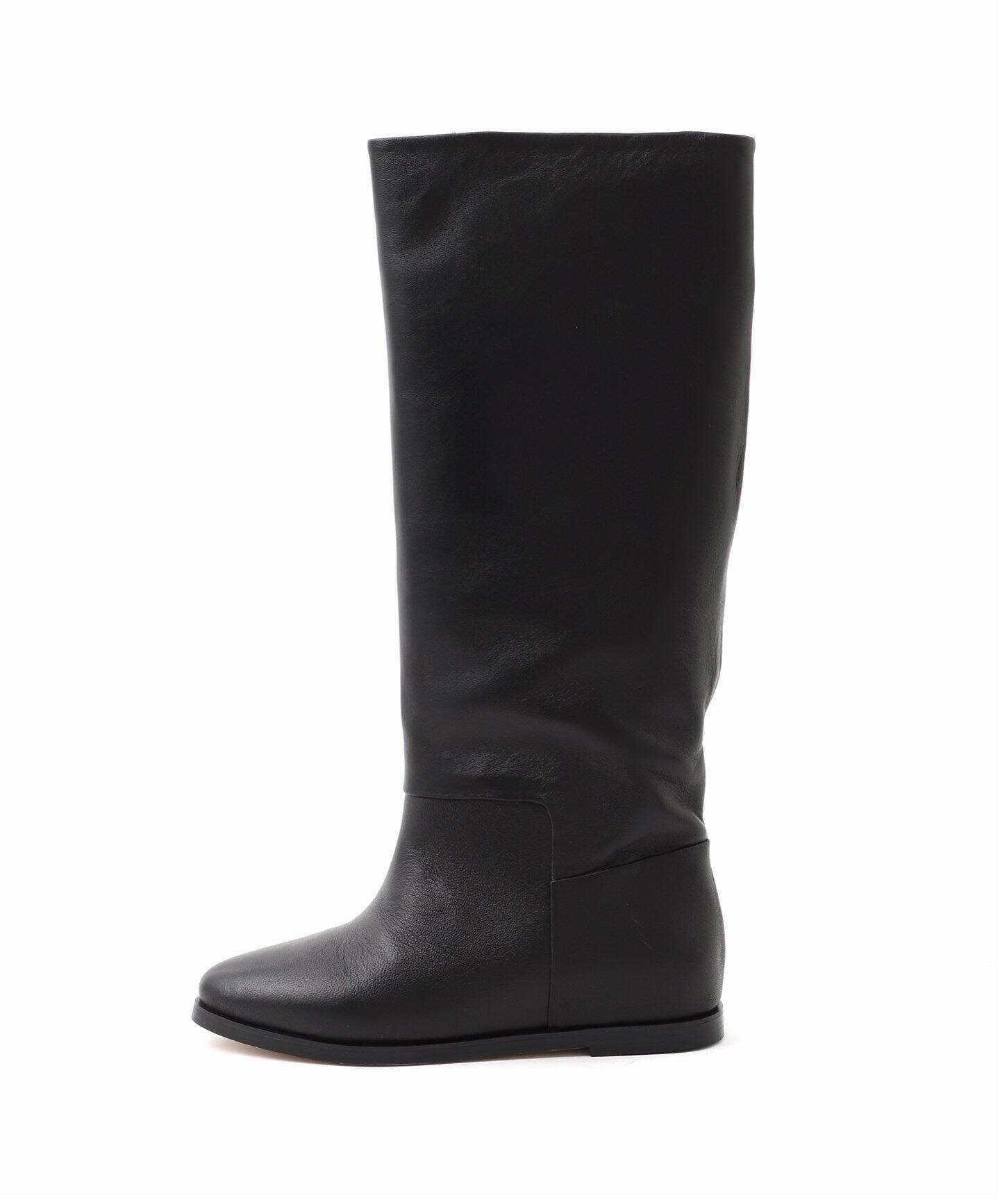 別注》【VINILO/ヴィニーロ】WEDGE HEEL LONG BOOTS：ロングブーツ 