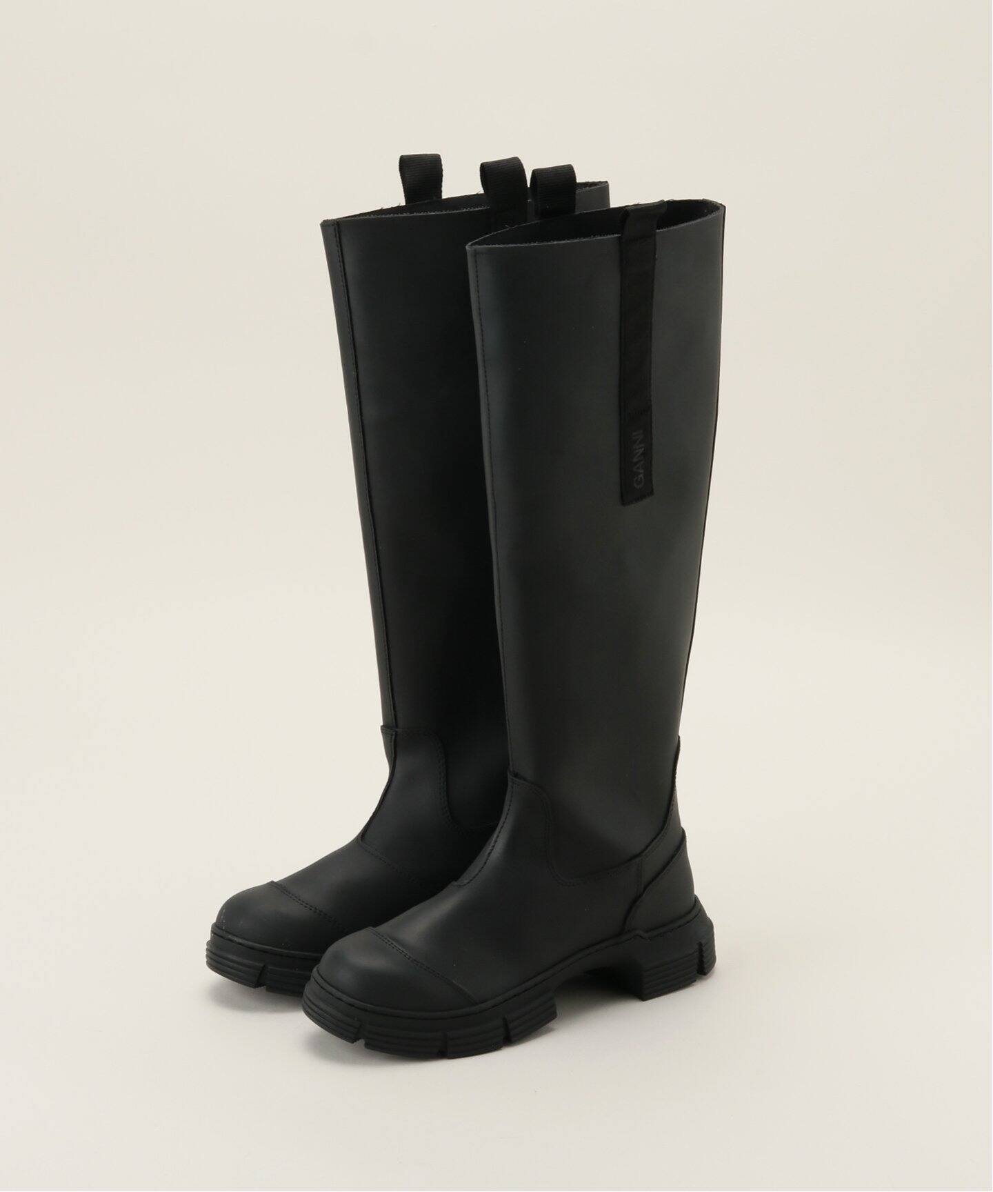 GANNI/ガニー】Recycled Rubber Country Boot：ブーツ（ロングブーツ 