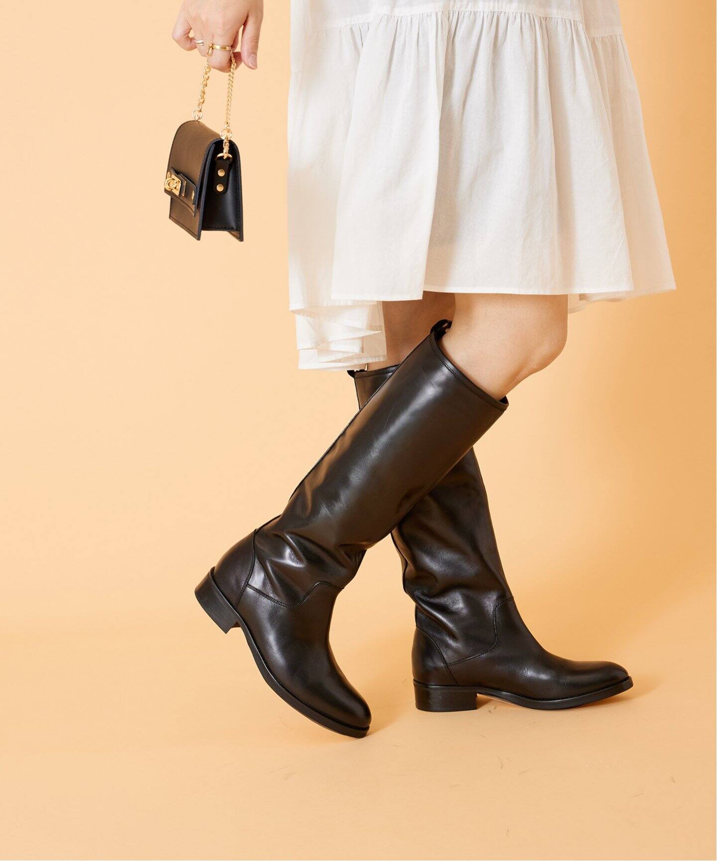 CORSO ROMA 9/コルソローマノーヴェ】ロングブーツ（ロングブーツ 