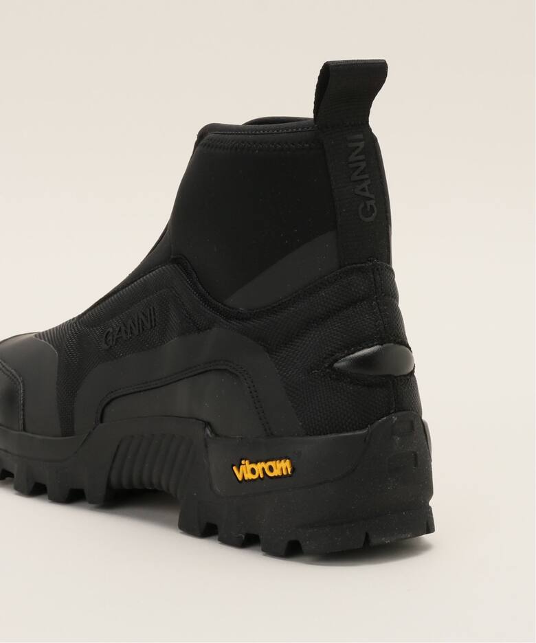 GANNI / ガニー】Performance High Top Zip Sneaker：スニーカー 