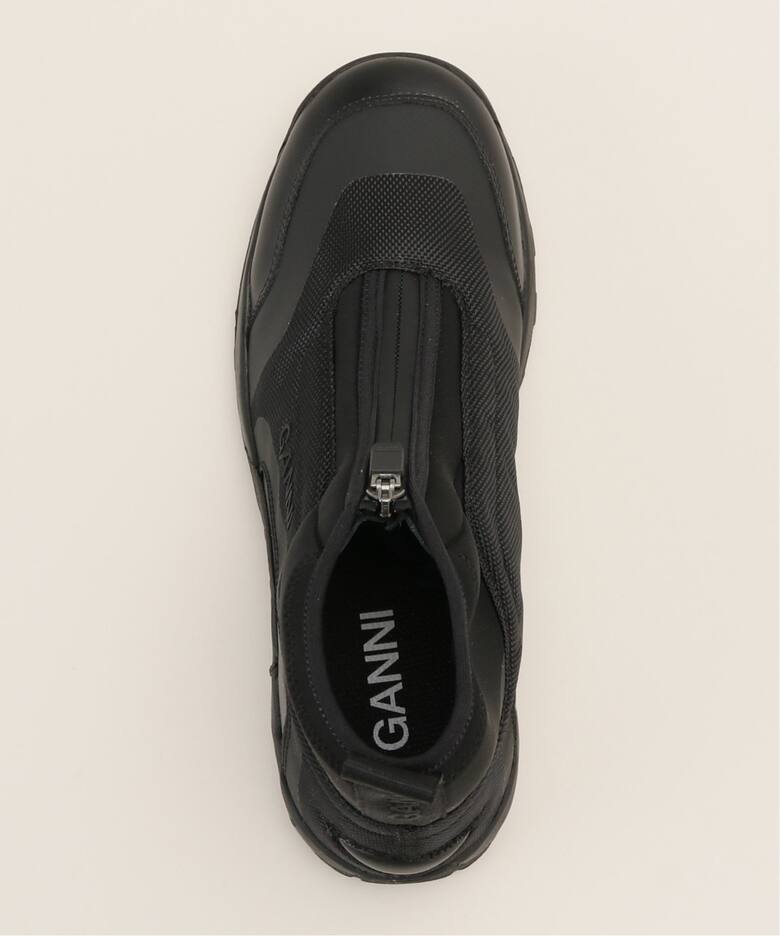 GANNI / ガニー】Performance High Top Zip Sneaker：スニーカー 