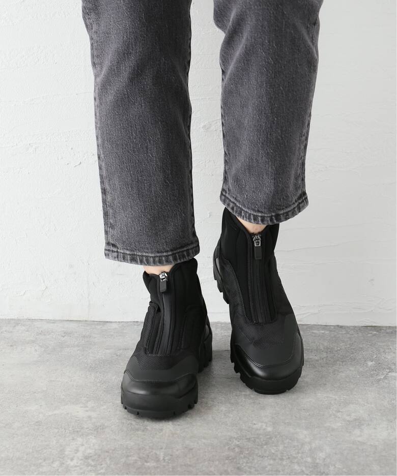 GANNI / ガニー】Performance High Top Zip Sneaker：スニーカー 