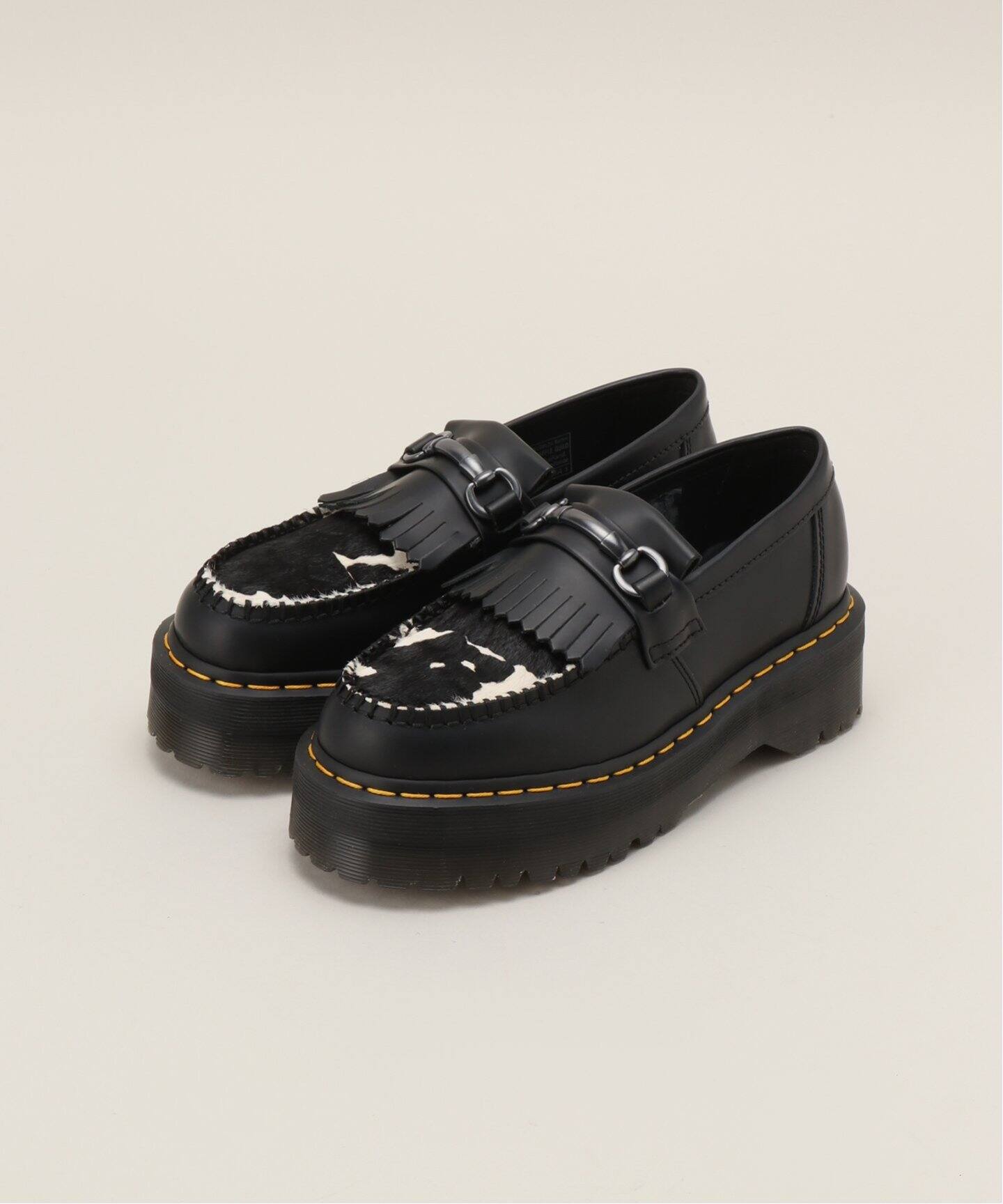 Dr.Martens/ドクターマーチン】Adrian Snaffle Quad：ローファー 