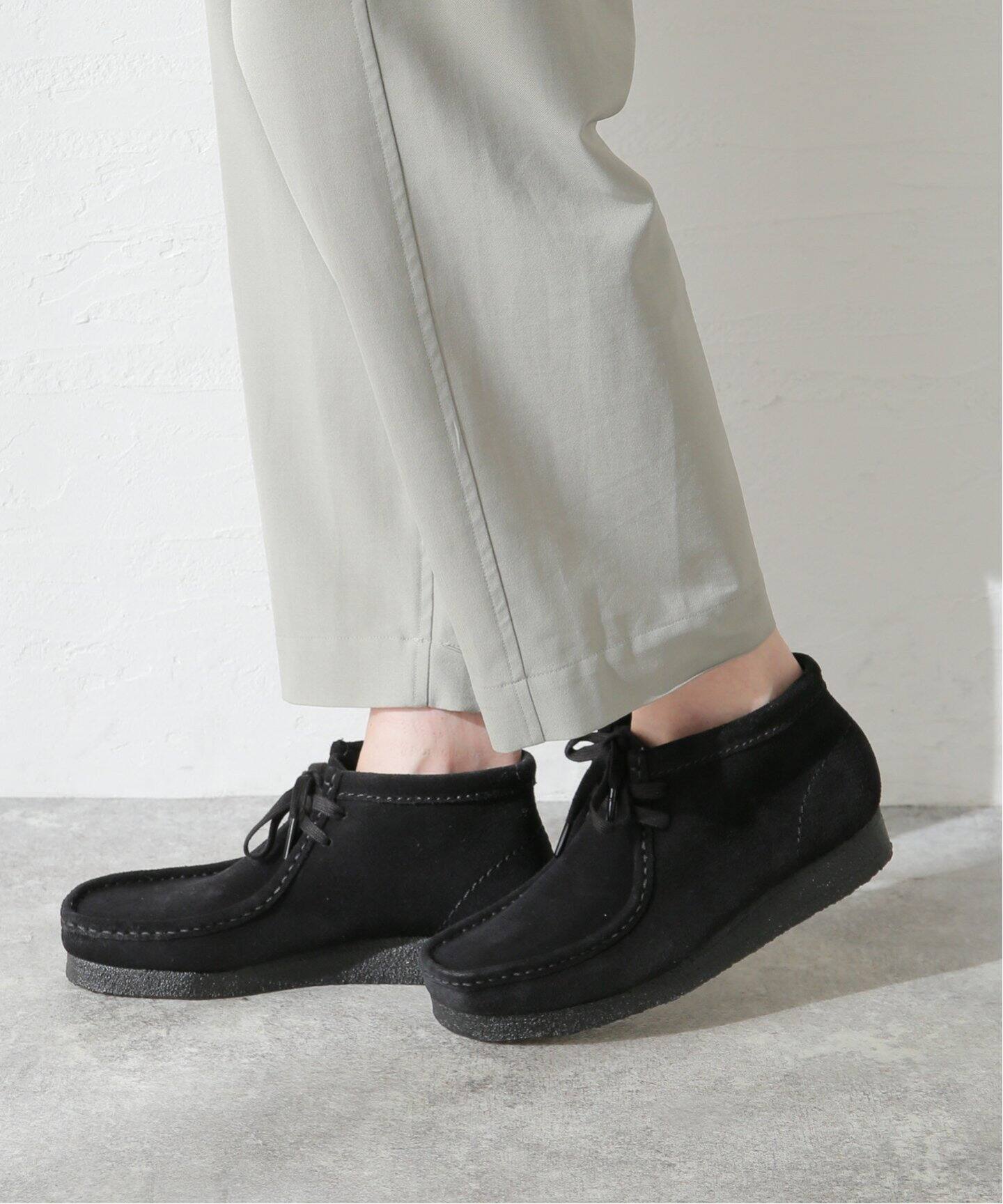CLARKS】クラークス ちょんぎっ 26.5 ワラビー レザー ゴアテックス 