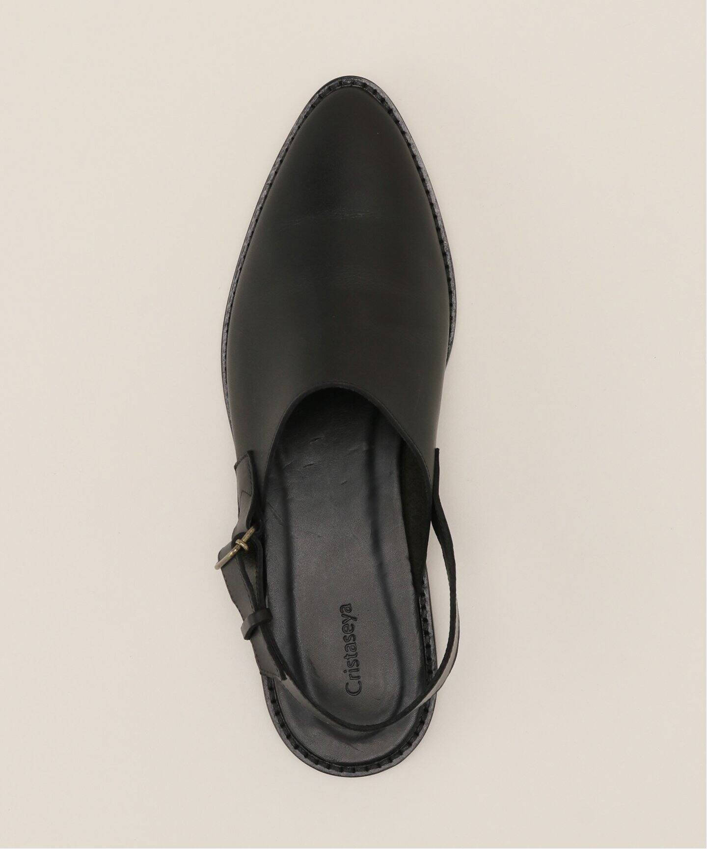 CRISTA SEYA / クリスタ セヤ】LEATHER SLIPPER（その他シューズ  