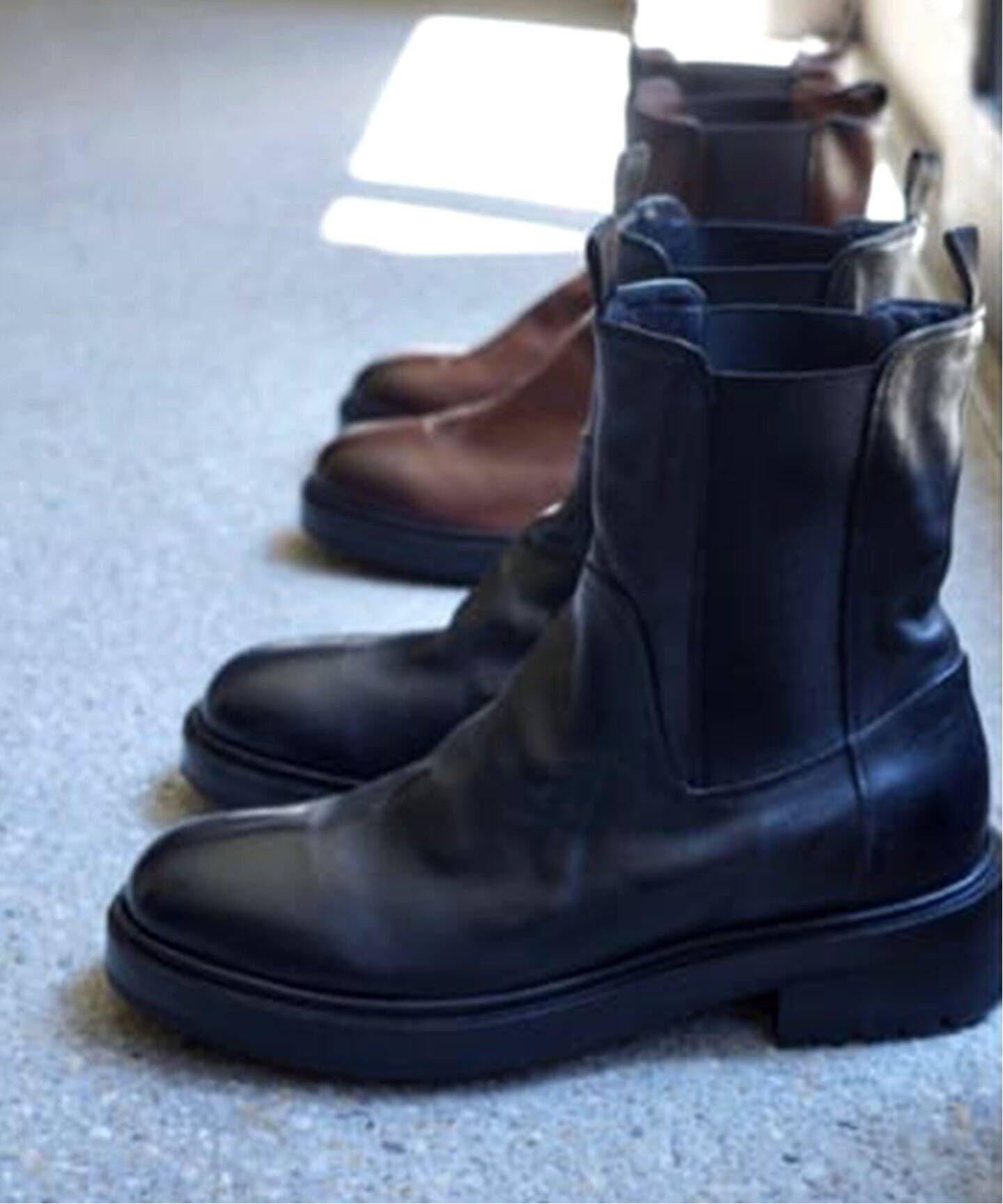 STURLINI / ストゥリーニ】 SIDE GORE BOOTS( SQUARE)（ブーティ 