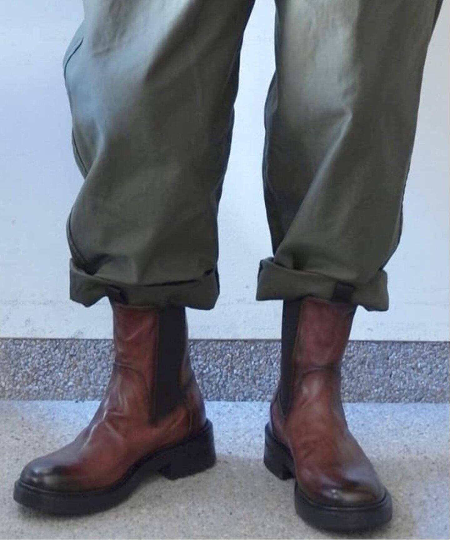 STURLINI / ストゥリーニ】 SIDE GORE BOOTS( SQUARE)（ブーティ 