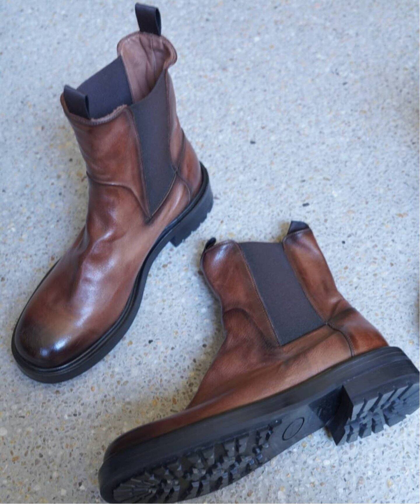 STURLINI / ストゥリーニ】 SIDE GORE BOOTS( SQUARE)（ブーティ 