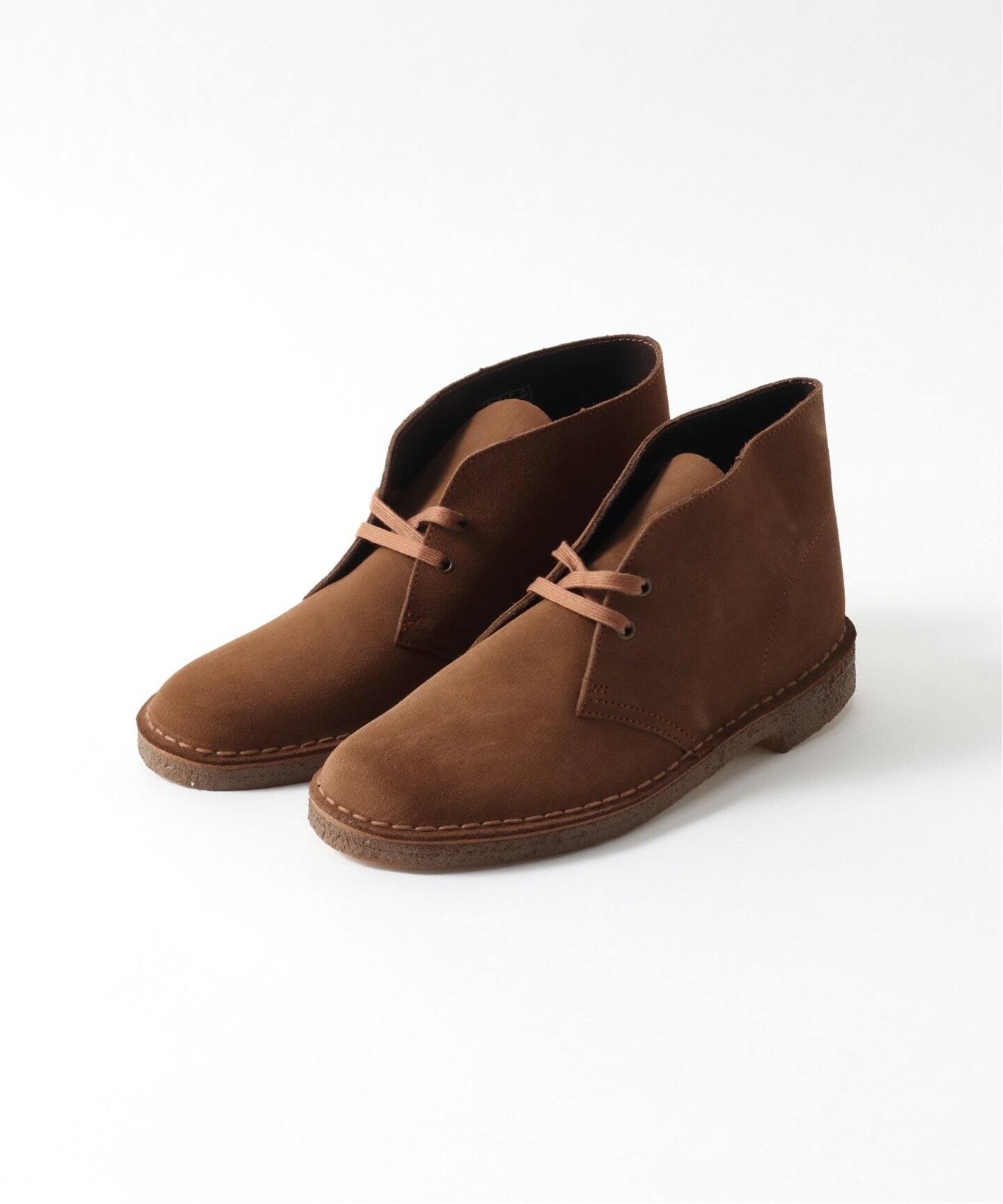 Clarks originalsローファー ブラウン レザー 黄色く