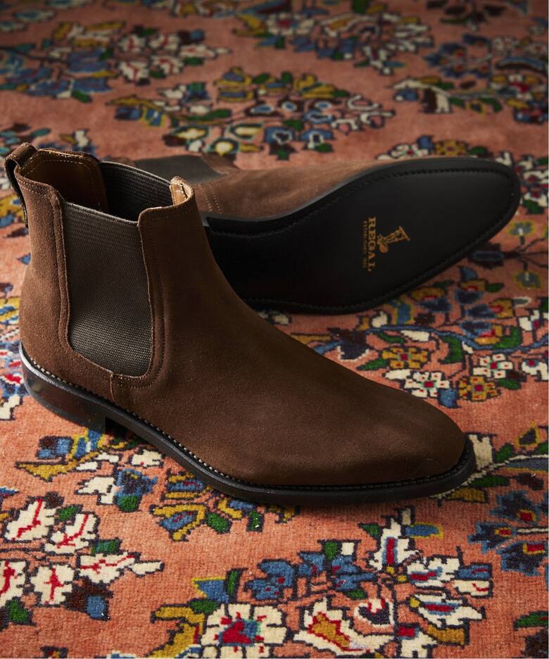 REGAL / リーガル】別注 SIDEGORE BOOTS SUEDE（レザーシューズ 