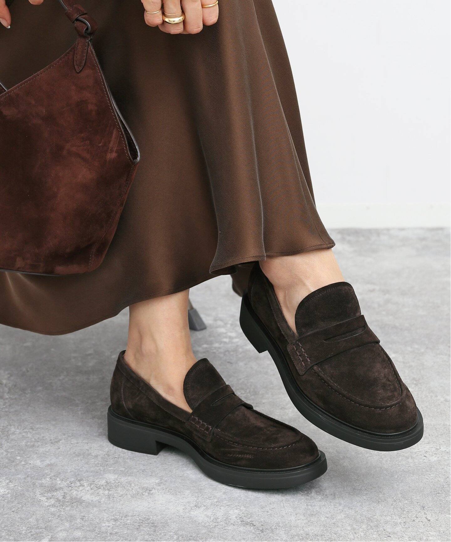 GIANVITO ROSSI/ジャンヴィト ロッシ】HARRIS SUEDE（ローファー  