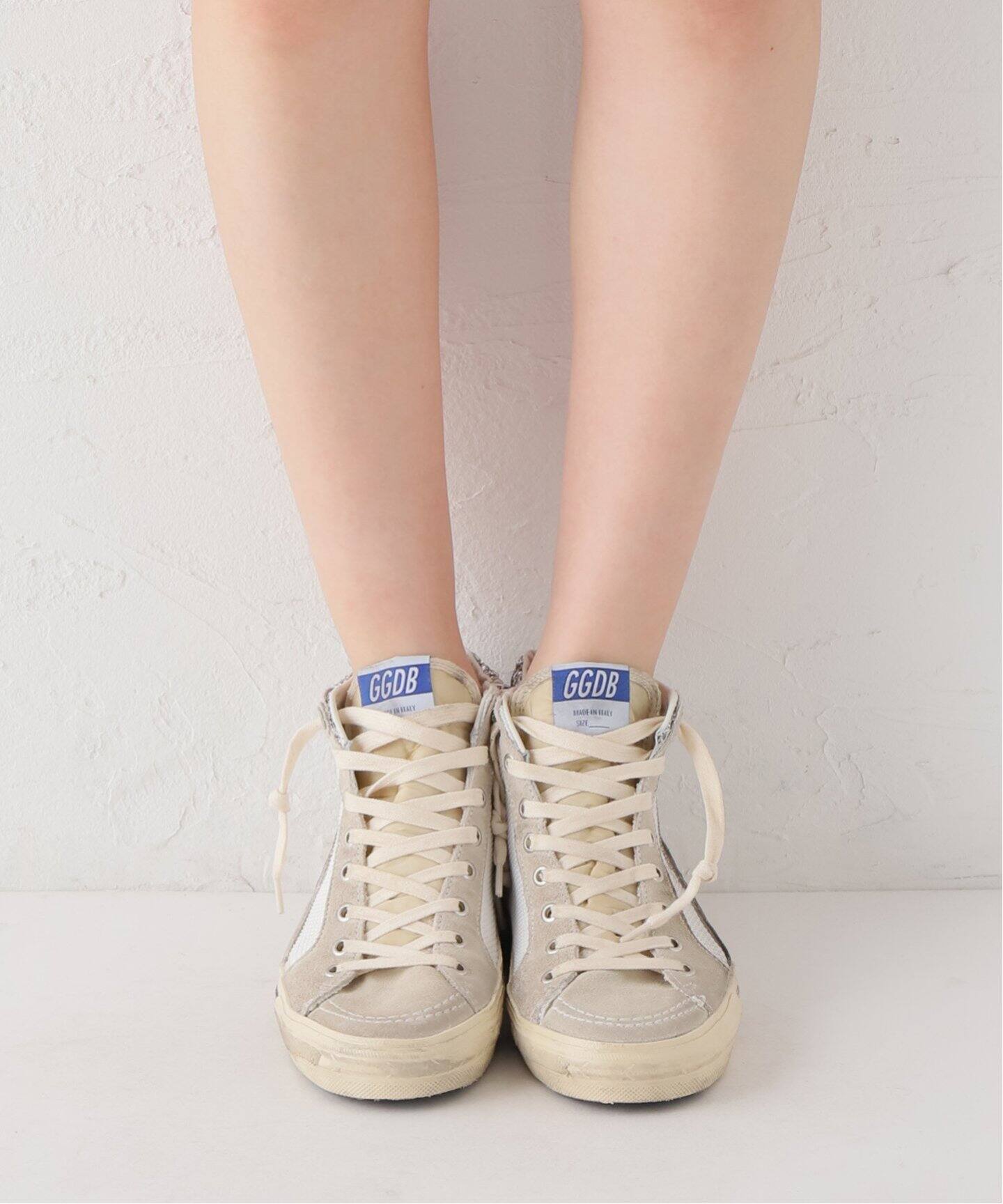 GOLDEN GOOSE/ゴールデングース】 SLIDE NET AND GLITTER UPPER  