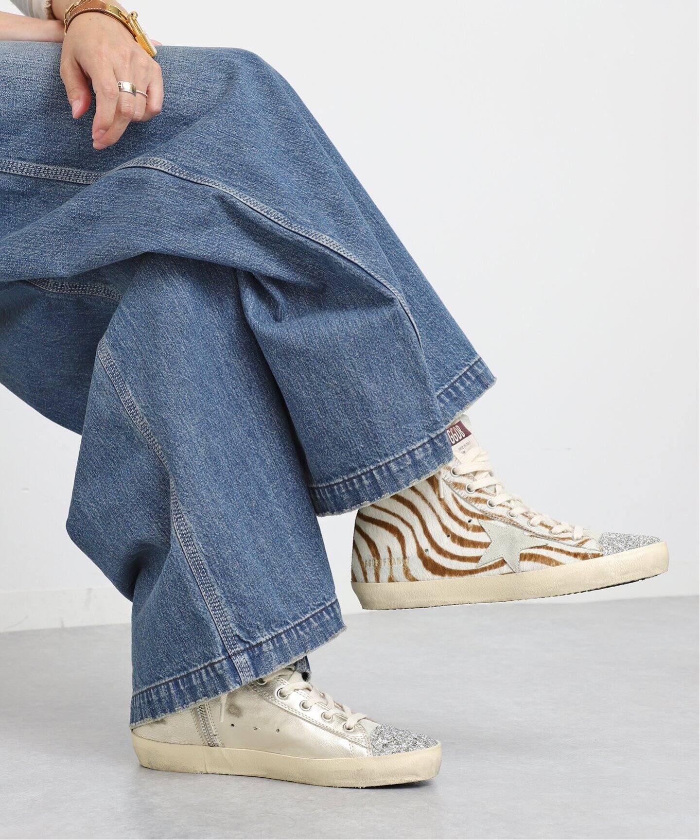 GOLDEN GOOSE / ゴールデングース】 FRANCY ZEBRA AND LEOPARD 