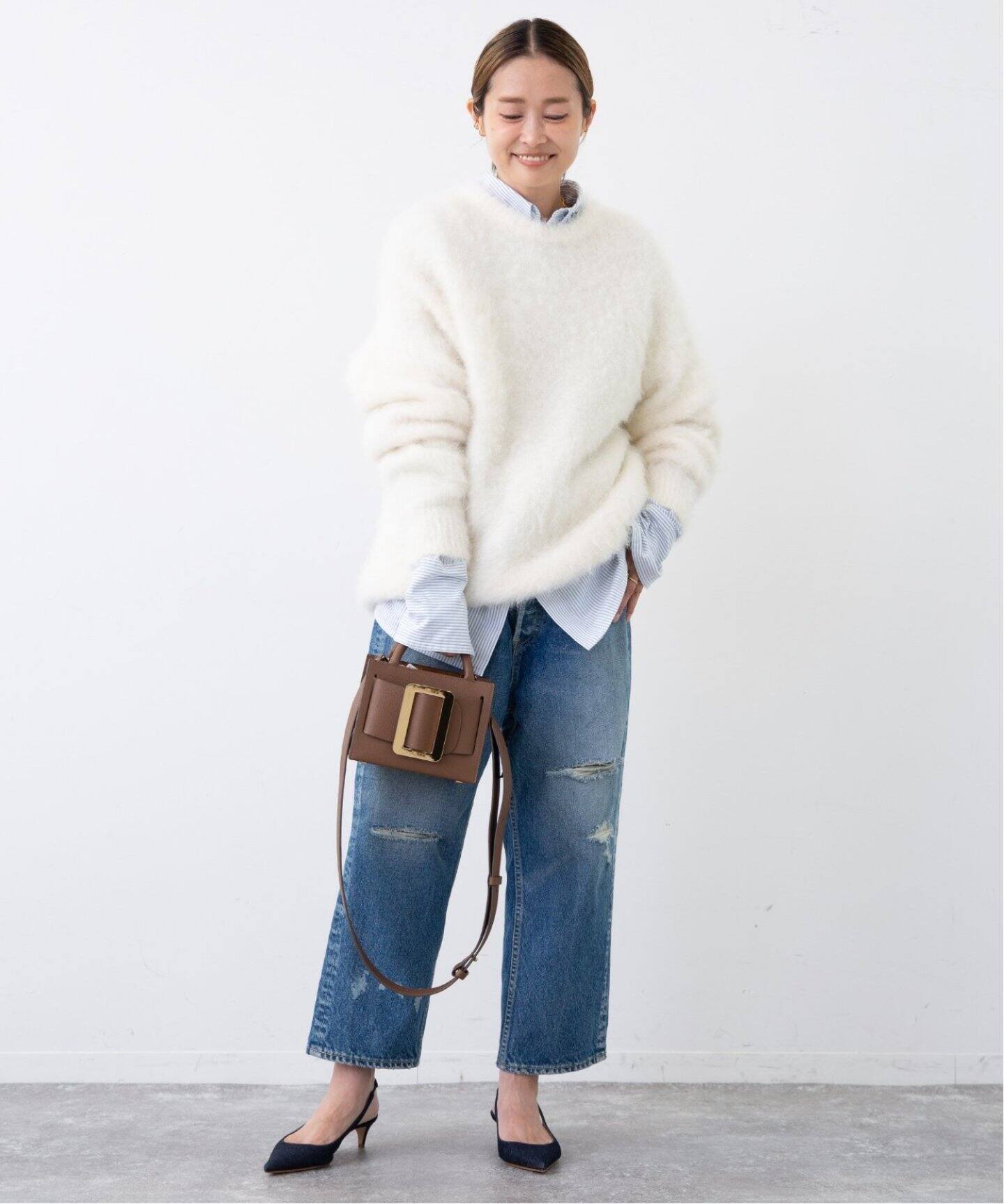 PELLICO/ペリーコ】 SLINGBACK HEEL DENIM（パンプス）｜Deuxieme  