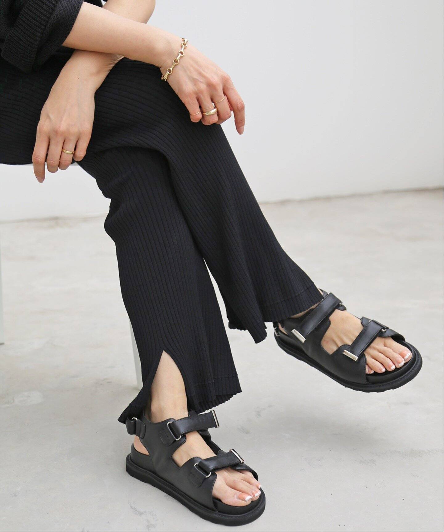 CAMINANDO/カミナンド】 TOUCH-STRAP SANDALS（サンダル）｜Deuxieme  