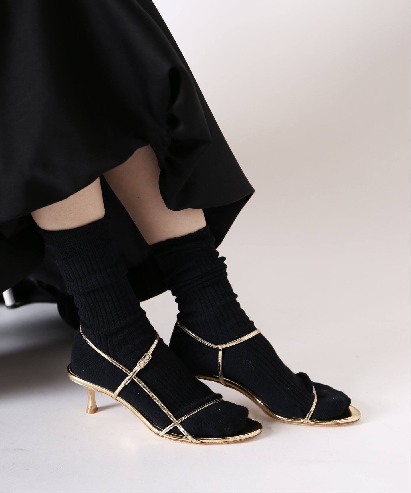 HELMUT LANG ヘルムート ラング スクエアトゥ クリアボールヒール  