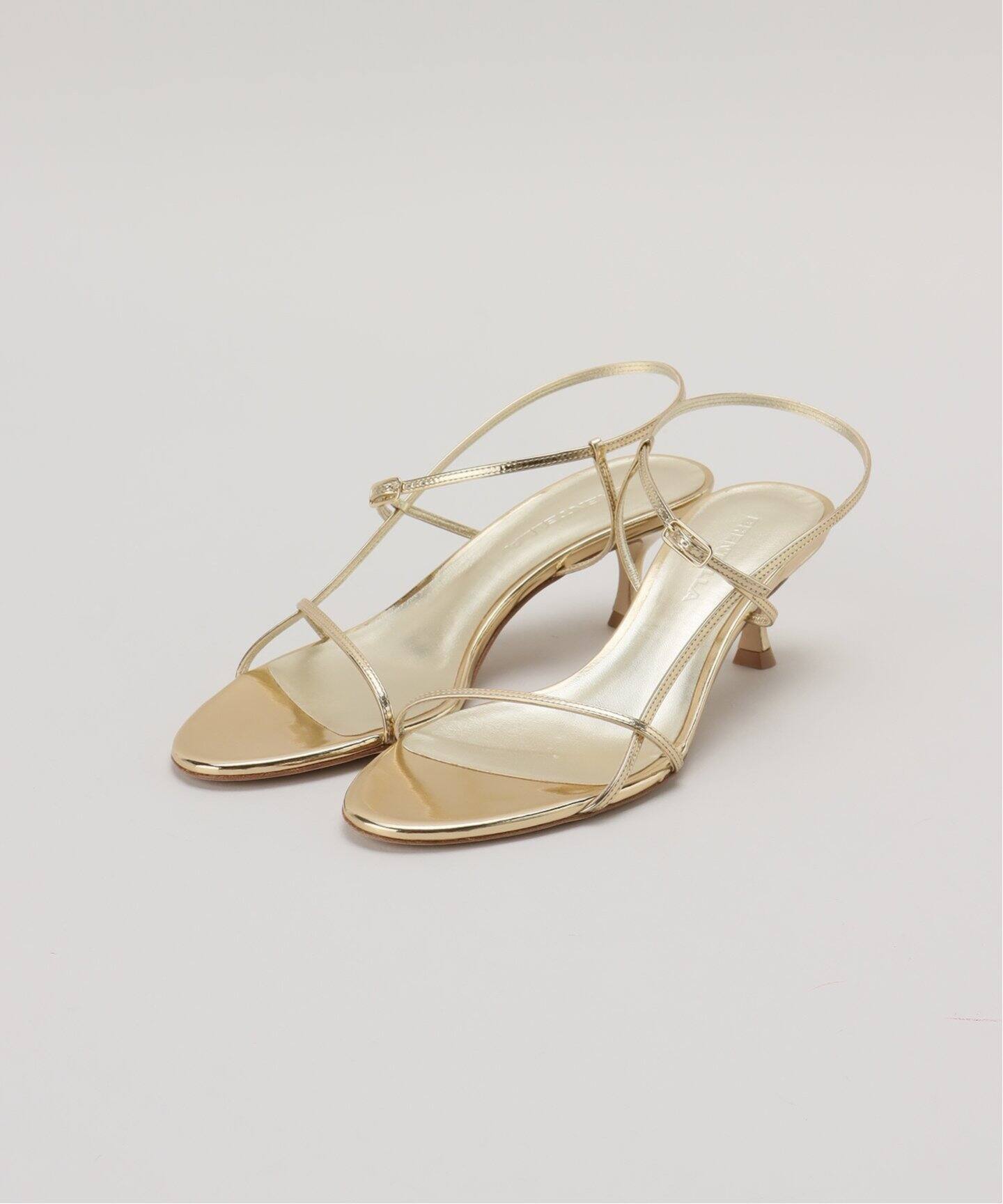 BRENTELLA/ブレンテッラ】GOLD STRAP サンダル(5.5cm)（サンダル 