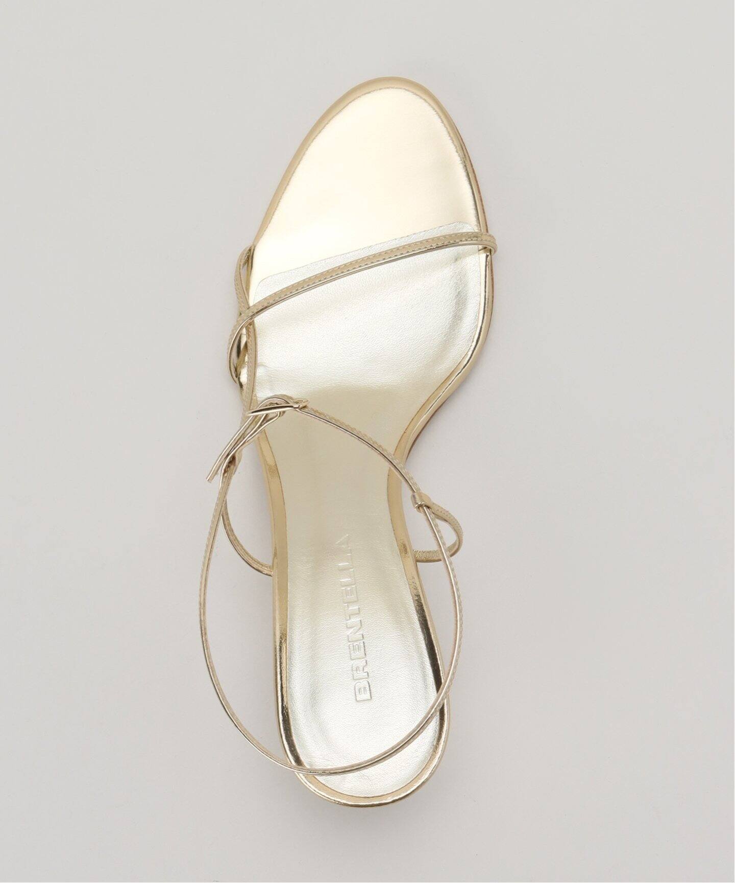 BRENTELLA/ブレンテッラ】GOLD STRAP サンダル(5.5cm)（サンダル 