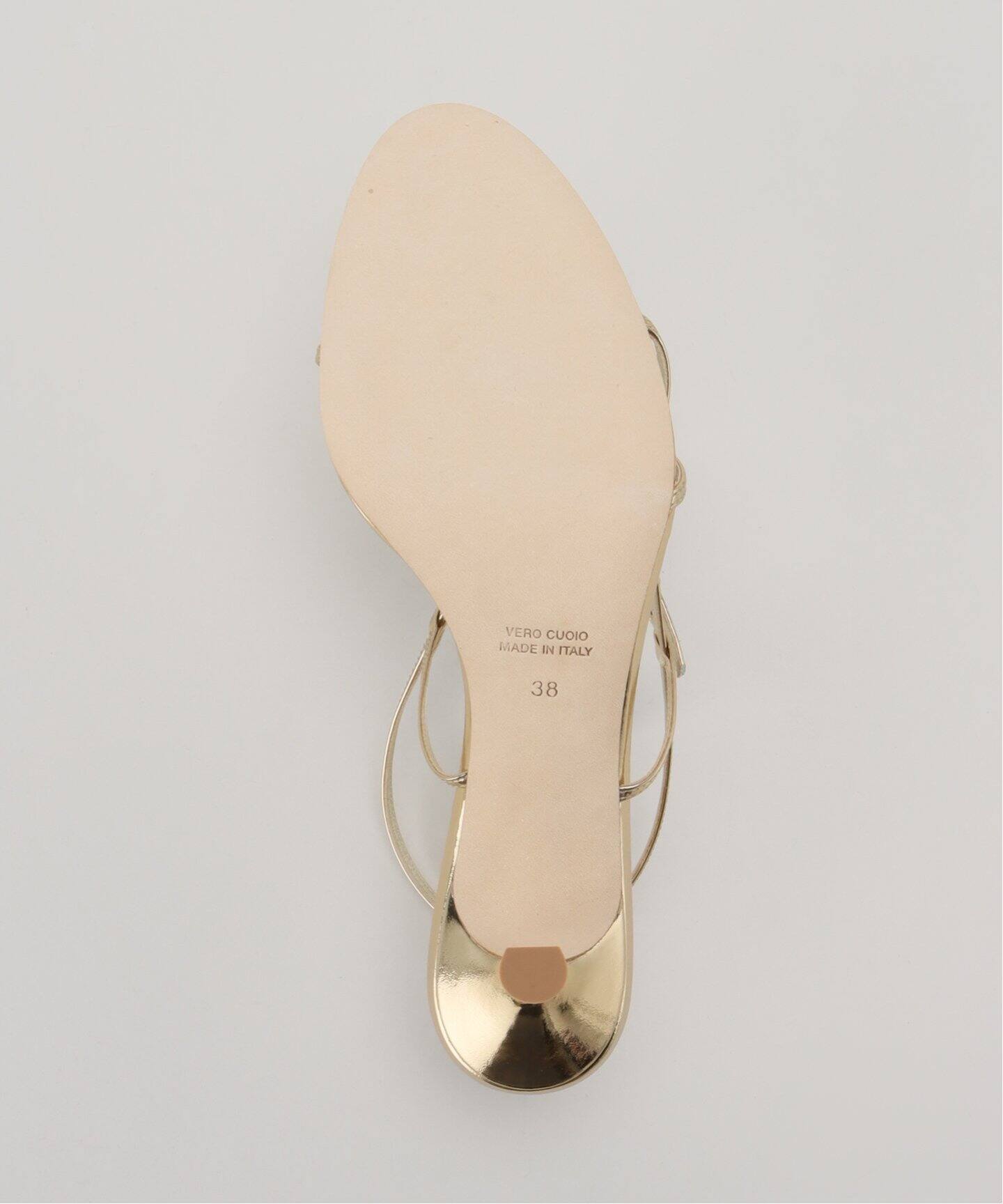 BRENTELLA/ブレンテッラ】GOLD STRAP サンダル(5.5cm)（サンダル 