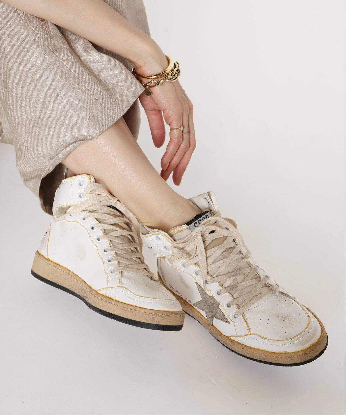GOLDEN GOOSE/ゴールデングース】SKY STAR NAPPA UPPER SUEDE  