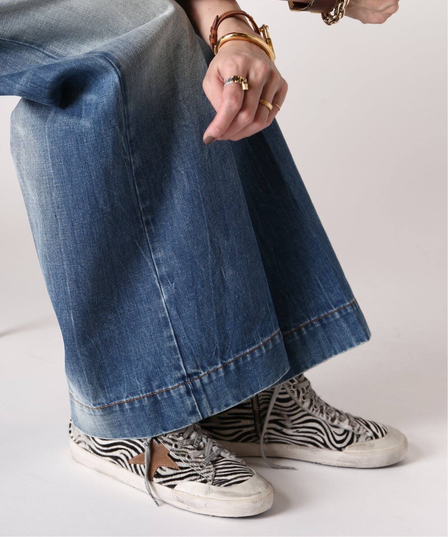GOLDEN GOOSE/ゴールデングース】FRANCY PENSTAR HORSY ZEBRA 