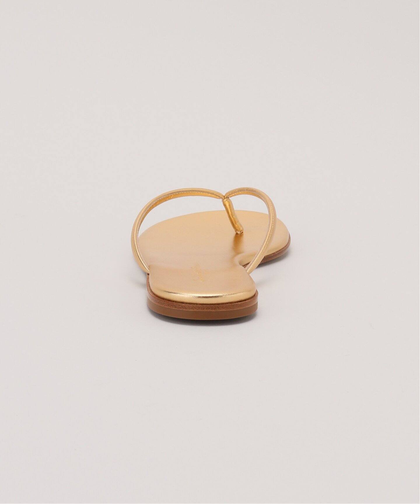 GIANVITO ROSSI/ジャンヴィト ロッシ】GOLD FLAT サンダル（サンダル 