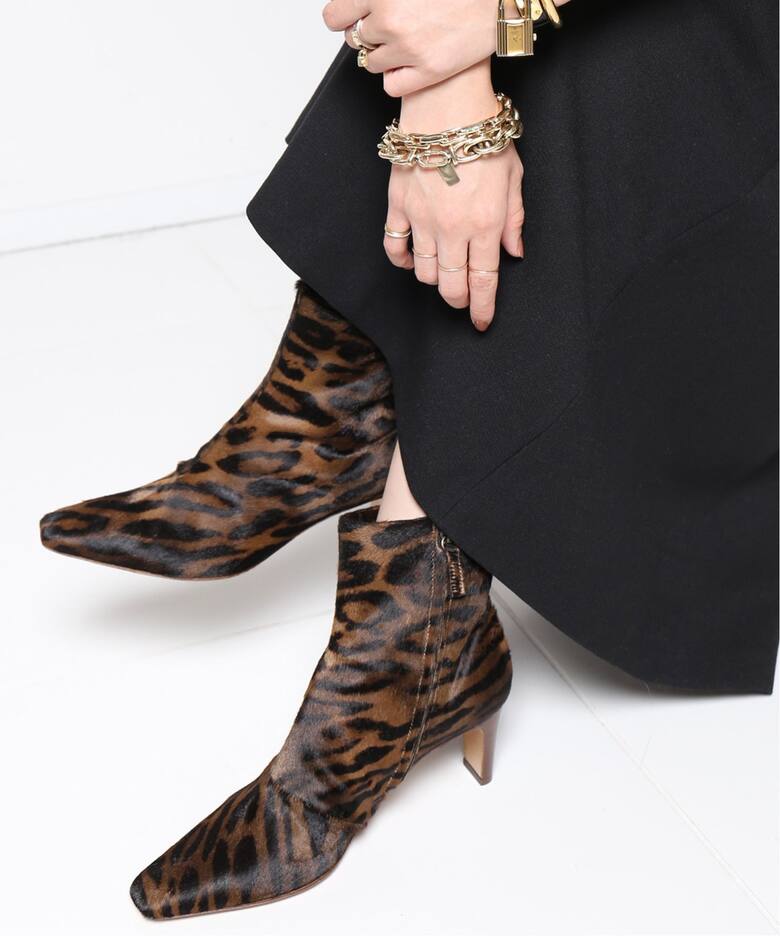 MICHEL VIVIEN/ミッシェルヴィヴィアン】 LEOPARD ブーツ（ブーティ 