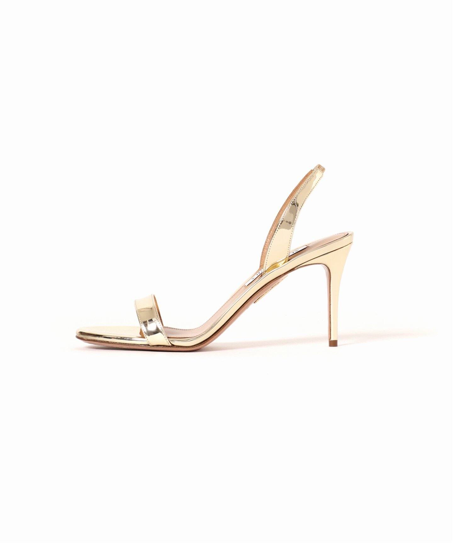 AQUAZZURA/アクアズーラ】GOLD NUDE サンダル（サンダル）｜MUSE de 