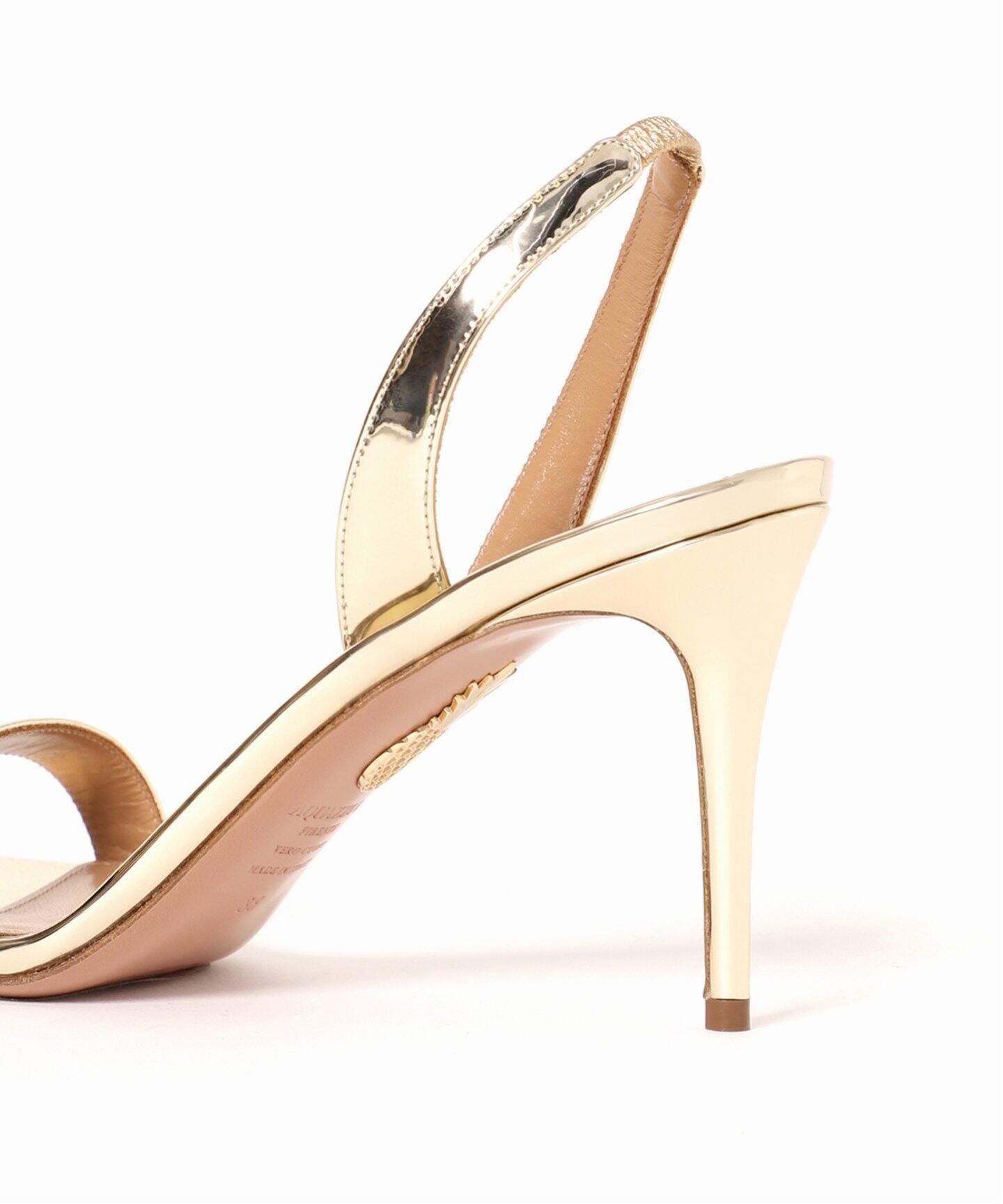 AQUAZZURA/アクアズーラ】GOLD NUDE サンダル（サンダル）｜MUSE de  