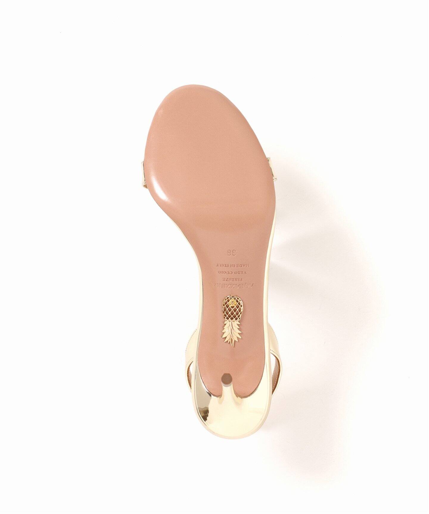 AQUAZZURA/アクアズーラ】GOLD NUDE サンダル（サンダル）｜MUSE de  