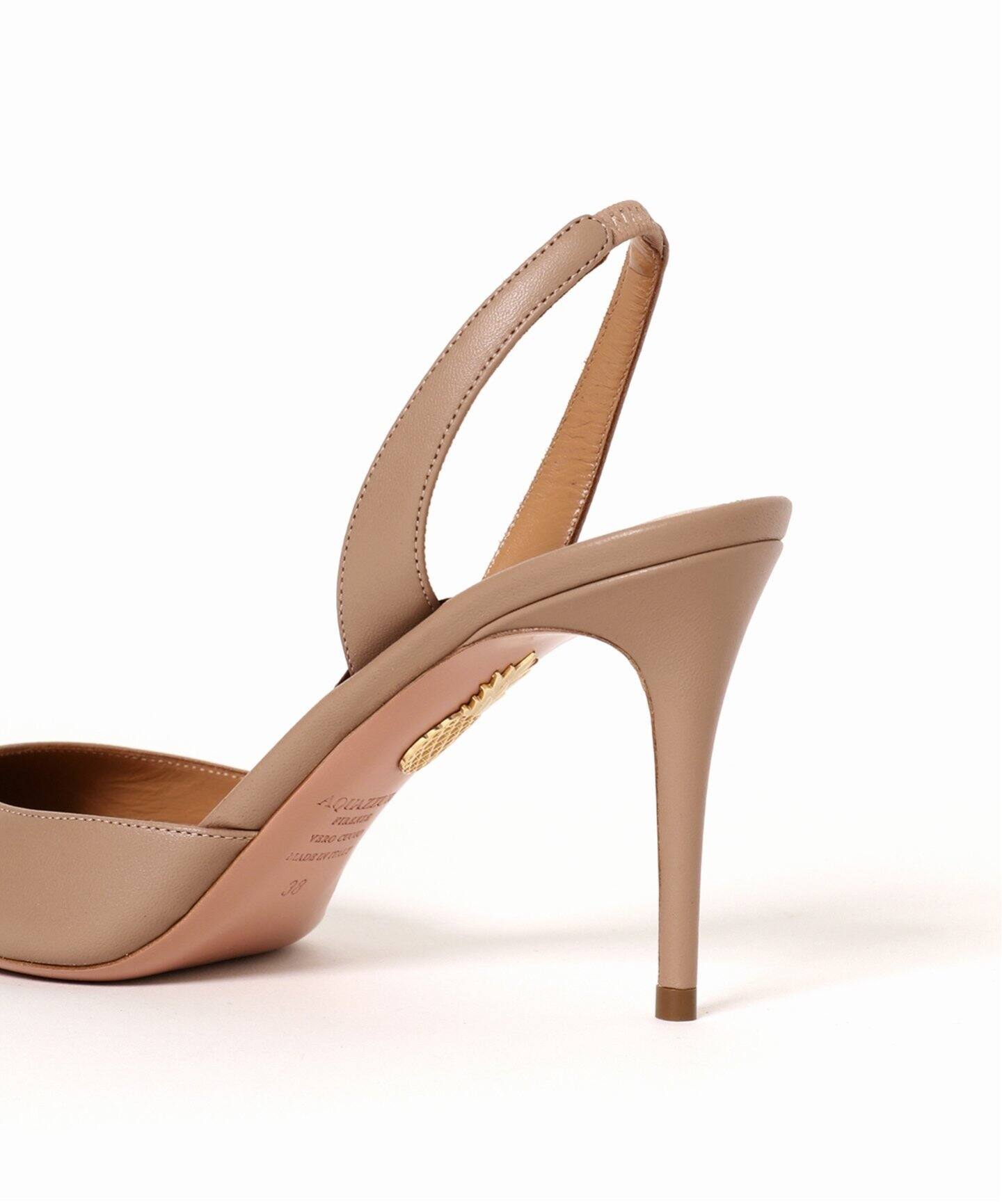 AQUAZZURA/アクアズーラ】POINTED BACKSTRAP パンプス（パンプス 