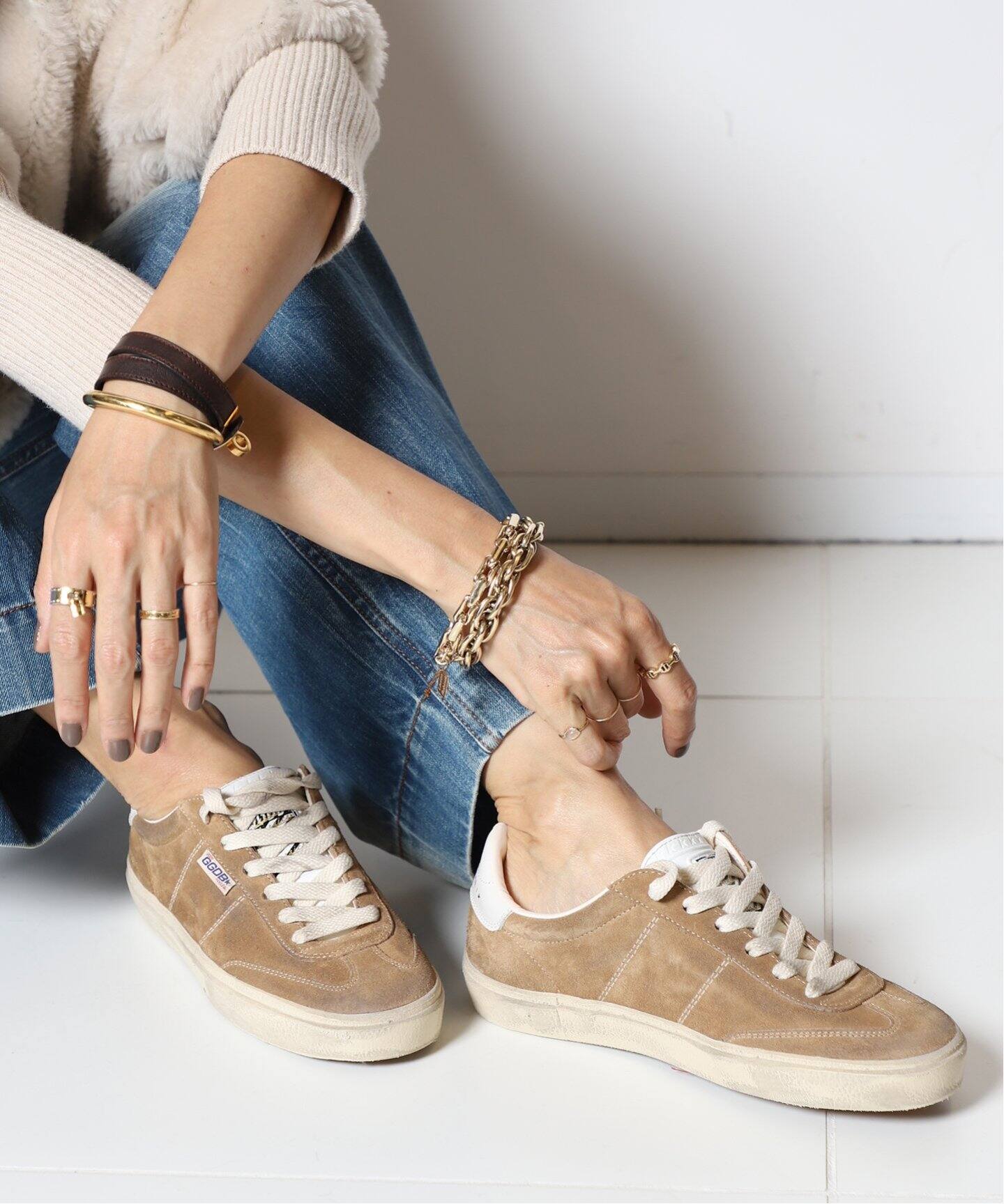 GOLDEN GOOSE/ゴールデングース】SUEDE SOUL-STAR スニーカー  