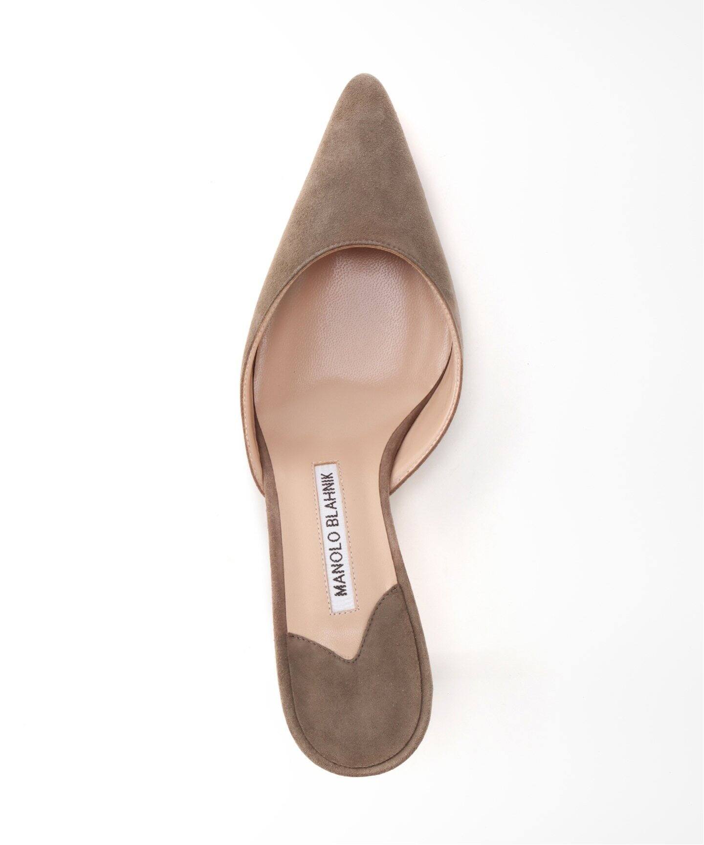 MANOLO BLAHNIK/マノロ ブラニク】CAROLYNE MULE 5cm Heal（パンプス 