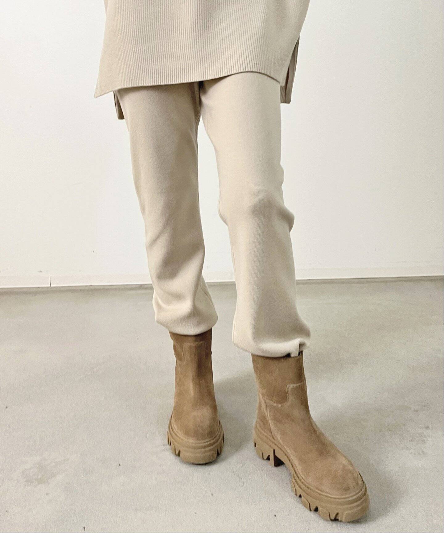 GIA BORGHINI/ジア ボルギーニ】Suede Short Boot（ブーティ・ショート 