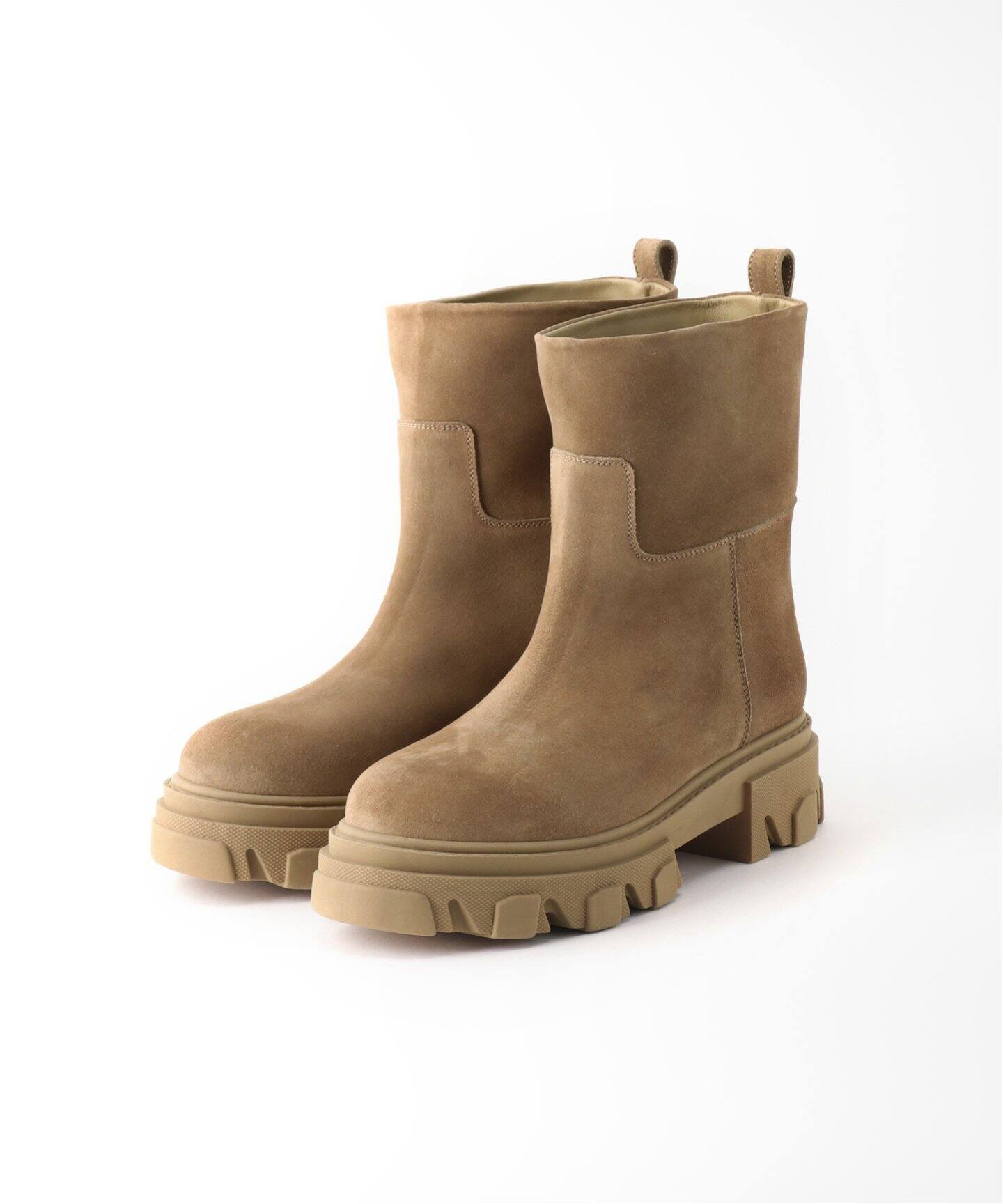 GIA BORGHINI/ジア ボルギーニ】Suede Short Boot（ブーティ・ショート 