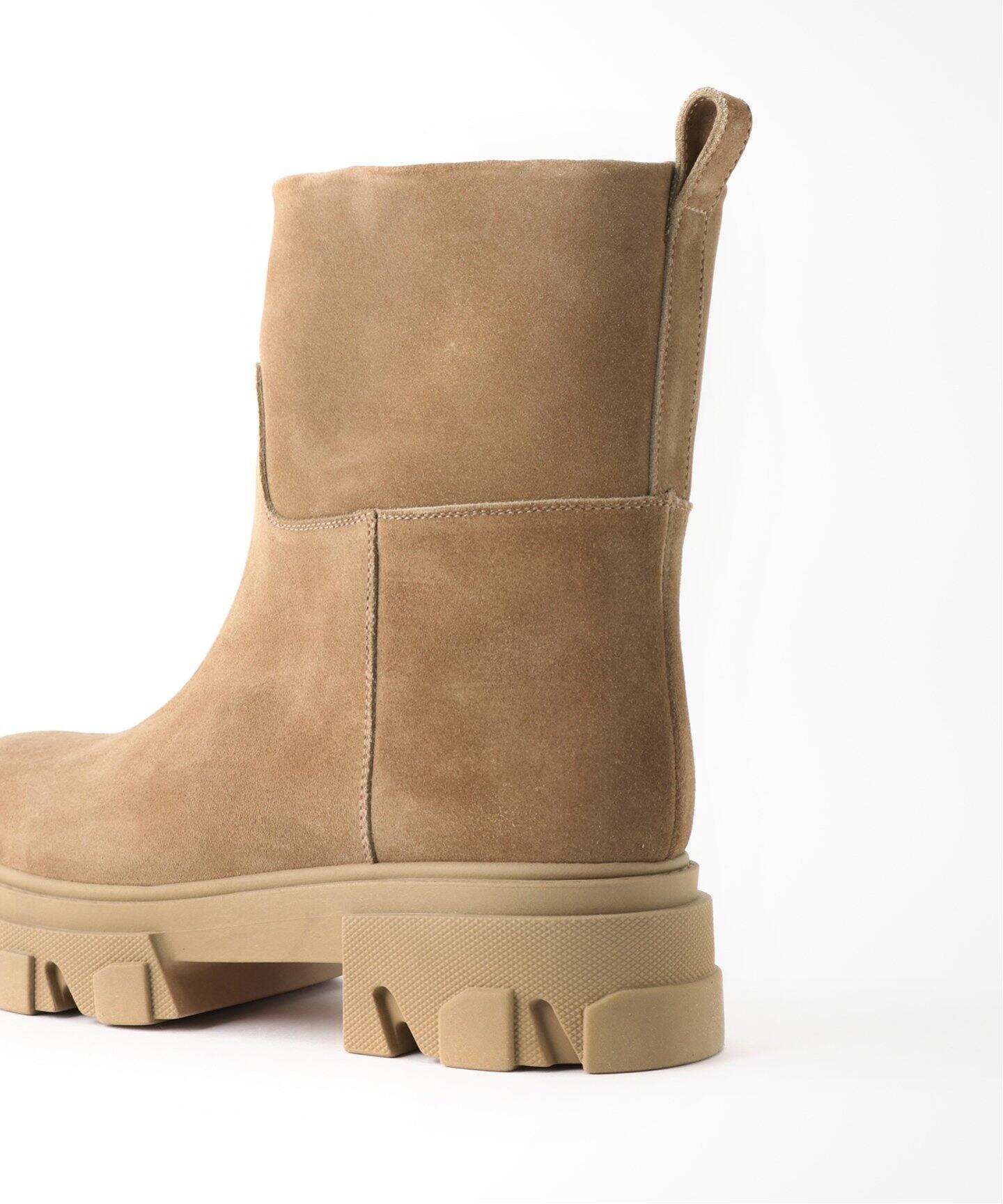 GIA BORGHINI/ジア ボルギーニ】Suede Short Boot（ブーティ・ショート 