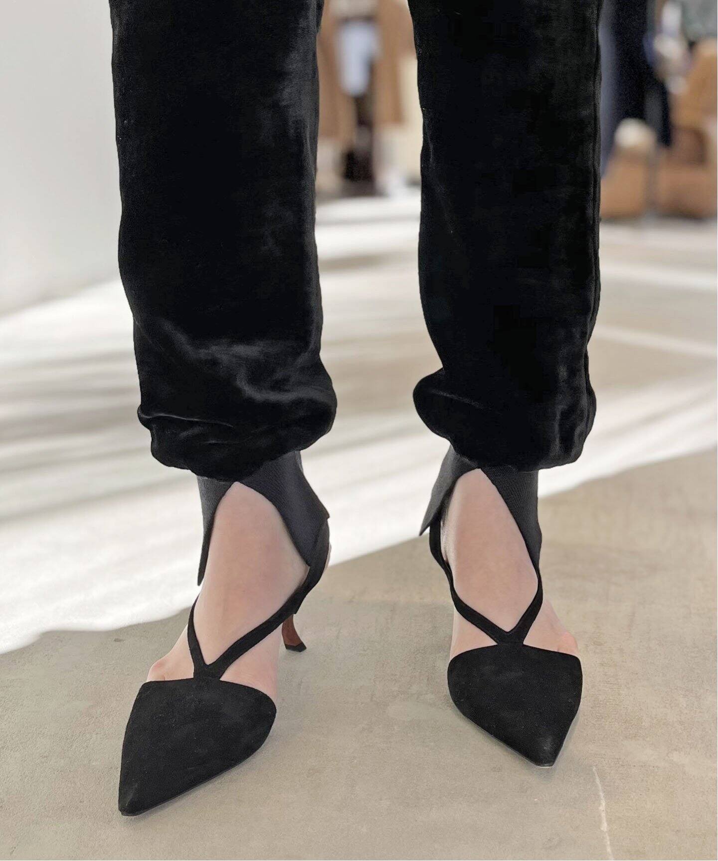 GIA / RHW】Suede Heel Pumps（パンプス）｜L