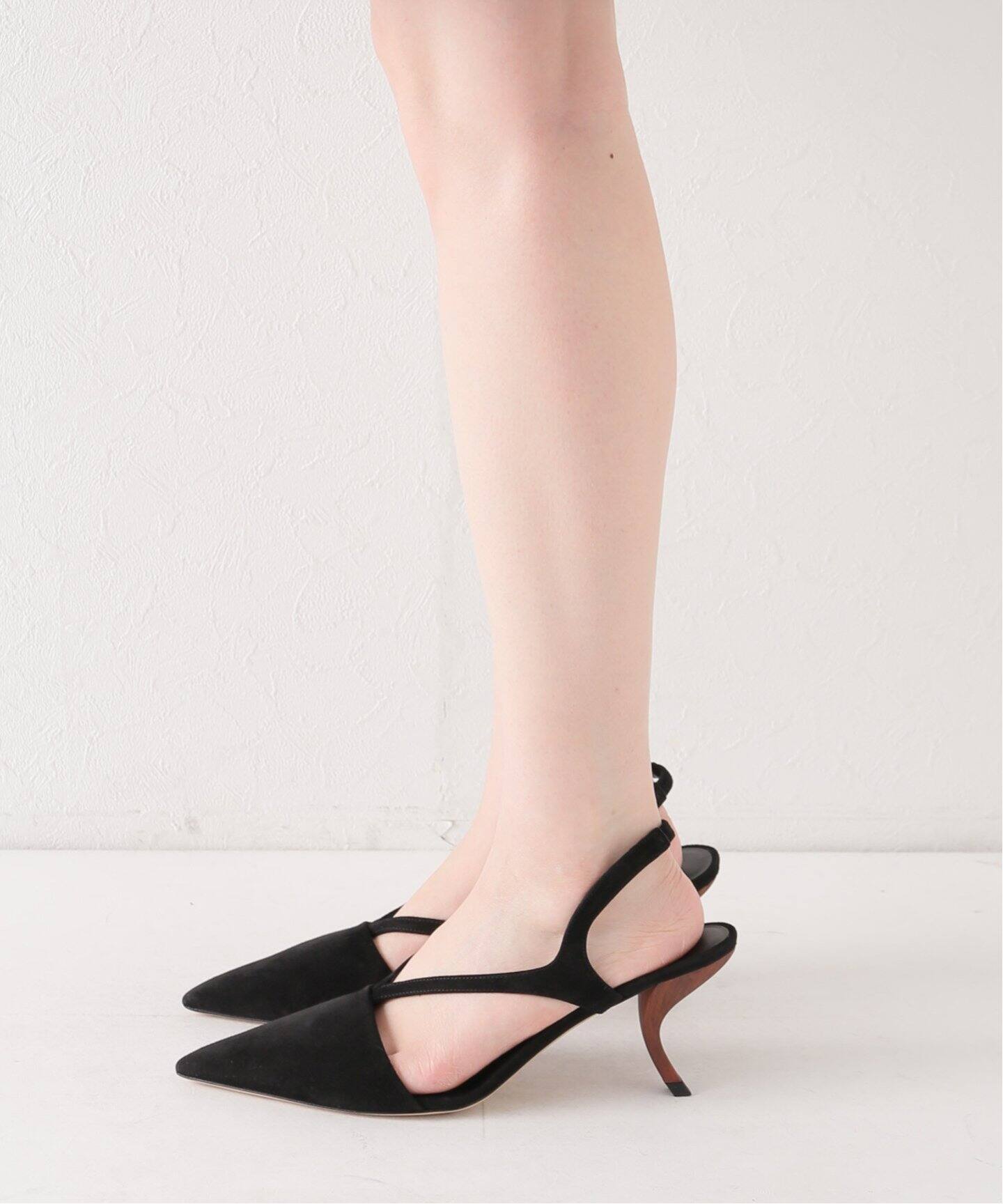 GIA / RHW】Suede Heel Pumps（パンプス）｜L 