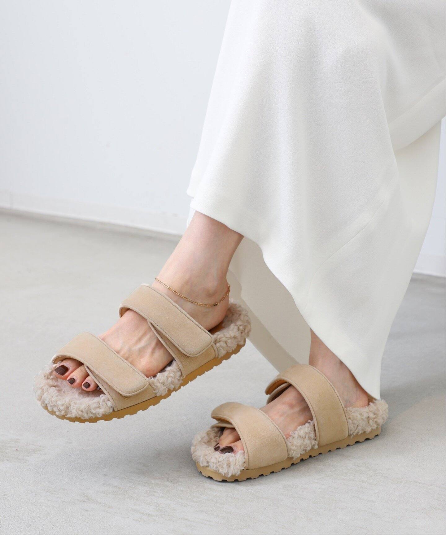 GIA BORGHINI/ジア ボルギーニ】 DOUBLE STRAP BOA SANDAL（サンダル  