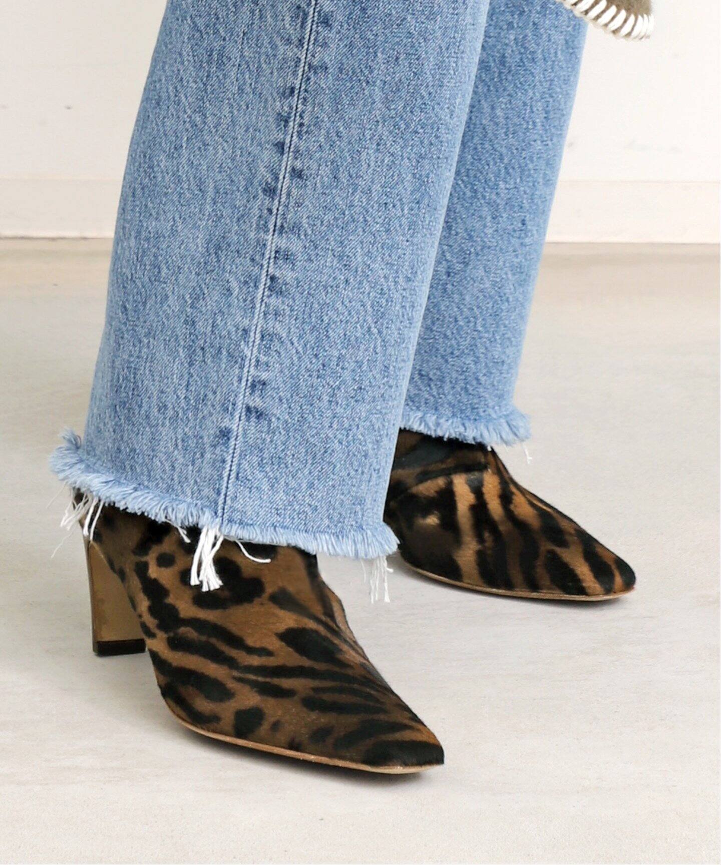 MICHEL VIVIEN/ミッシェル ヴィヴィアン】 LEOPARD BOOTS（ブーティ 