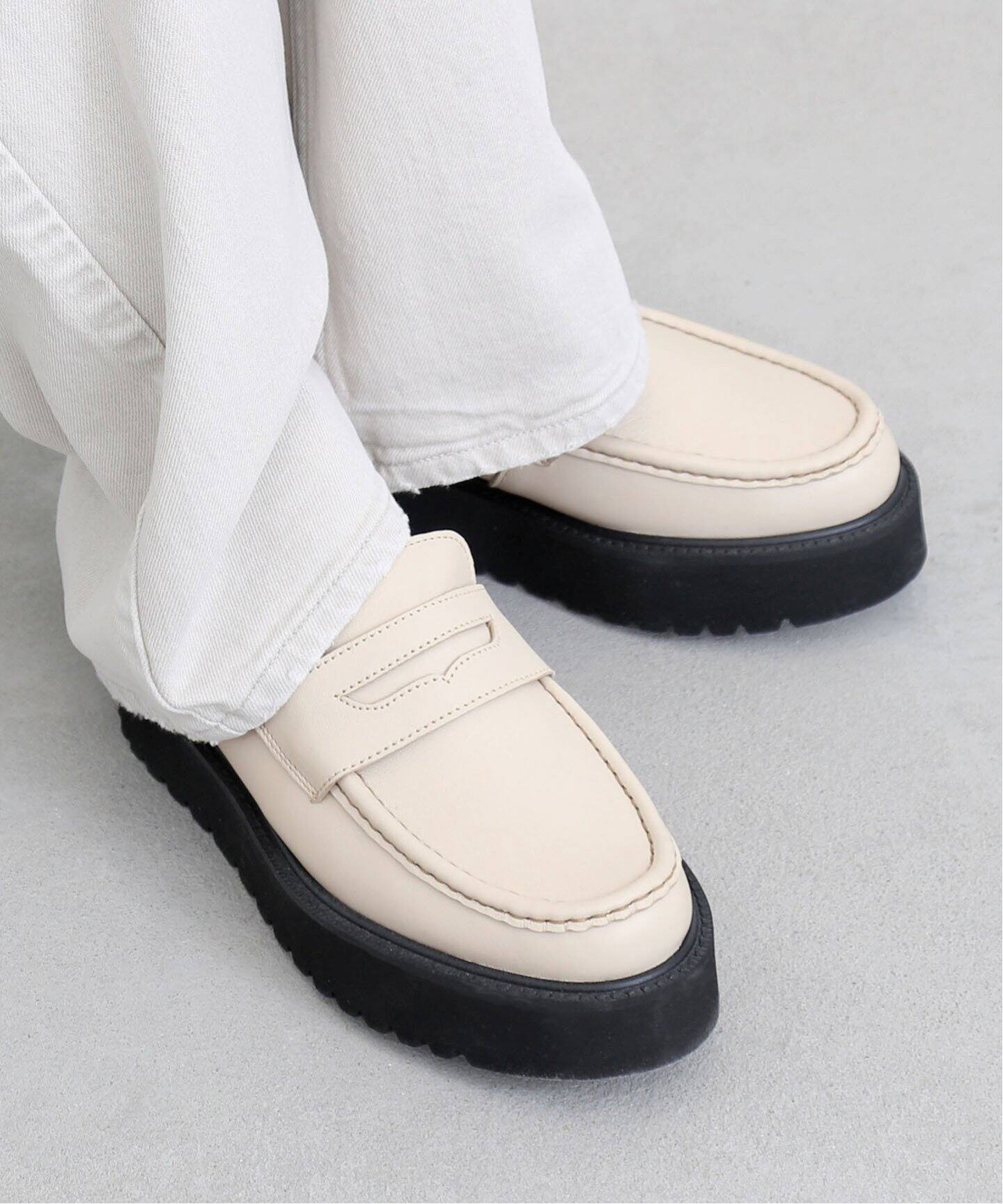 CAMINANDO/カミナンド】PLATFORM LOAFERS（ローファー）｜L  