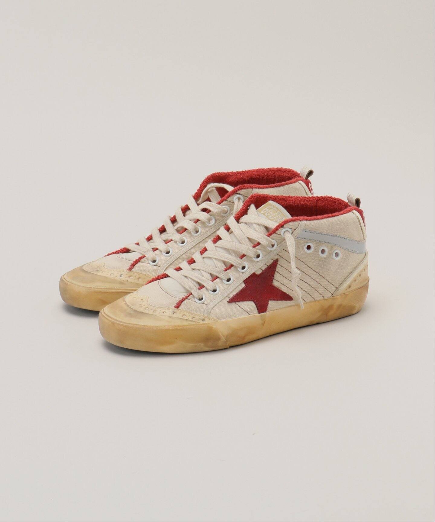 GOLDEN GOOSE / ゴールデングース】MID STAR CANVAS SNEAKER 