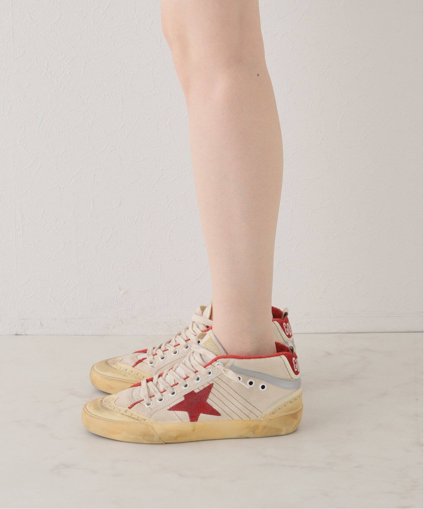 GOLDEN GOOSE / ゴールデングース】MID STAR CANVAS SNEAKER 