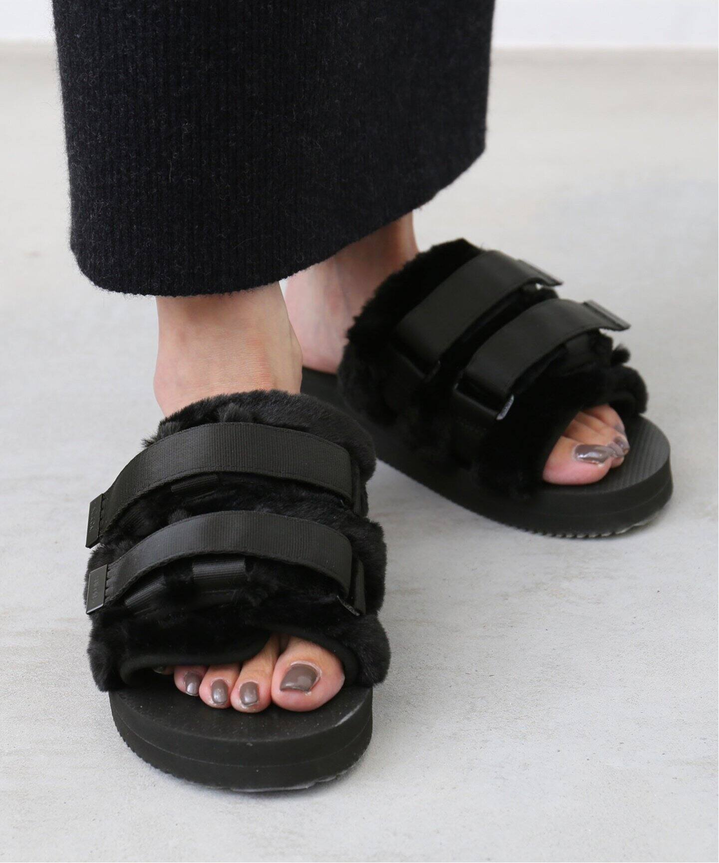 SUICOKE/スイコック】 FUR SANDAL（サンダル）｜L 