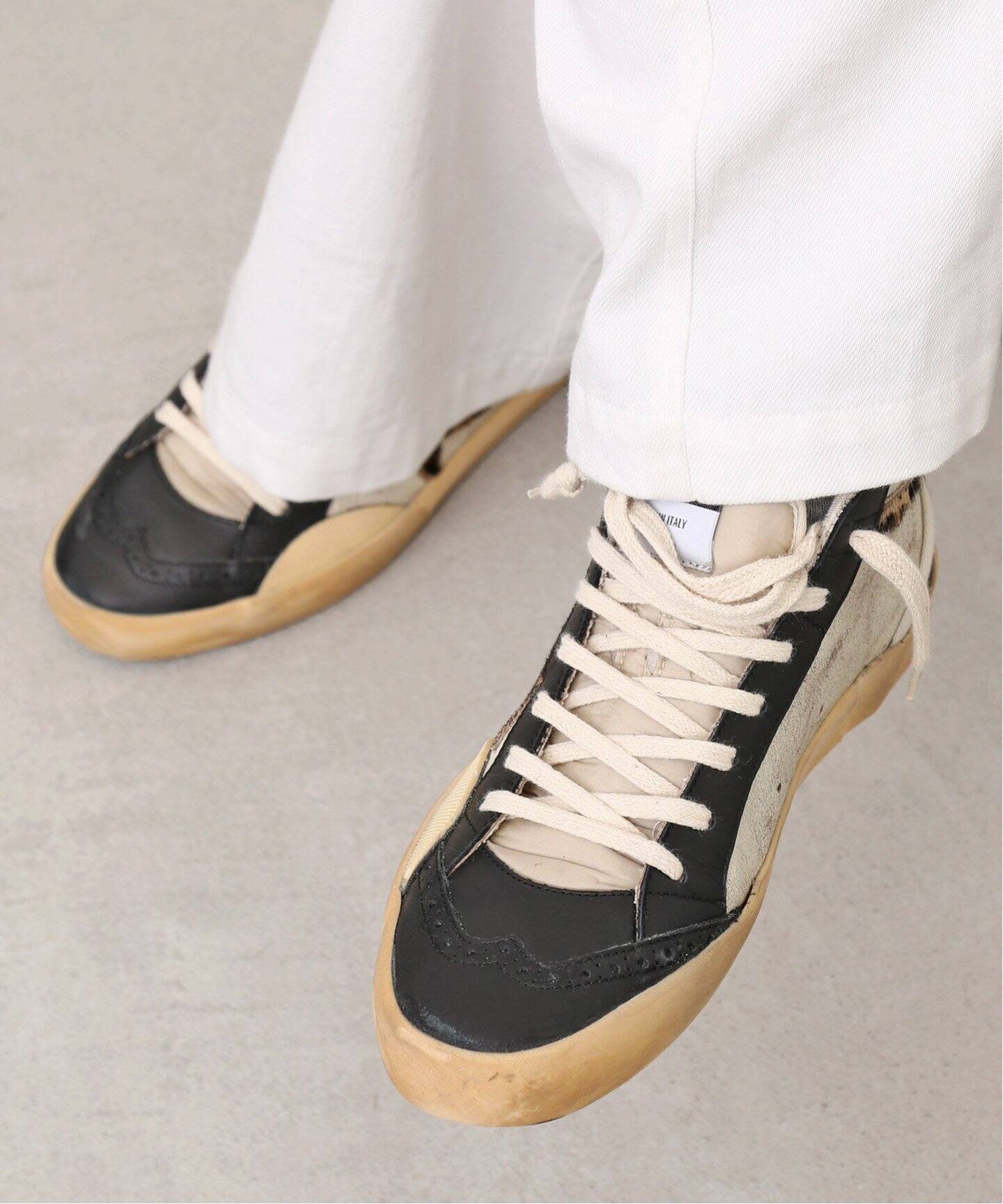 GOLDEN GOOSE / ゴールデングース】MID STAR VINTAGE LEATHER SN 