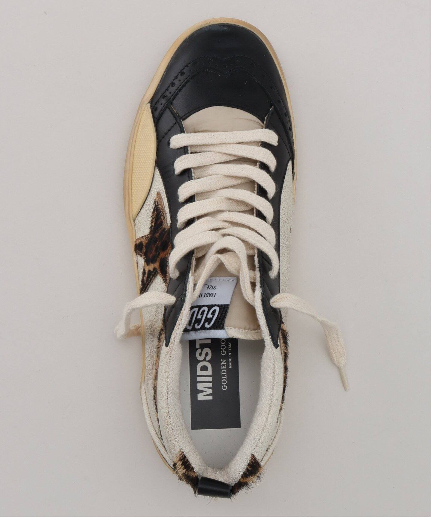 GOLDEN GOOSE / ゴールデングース】MID STAR VINTAGE LEATHER SN 